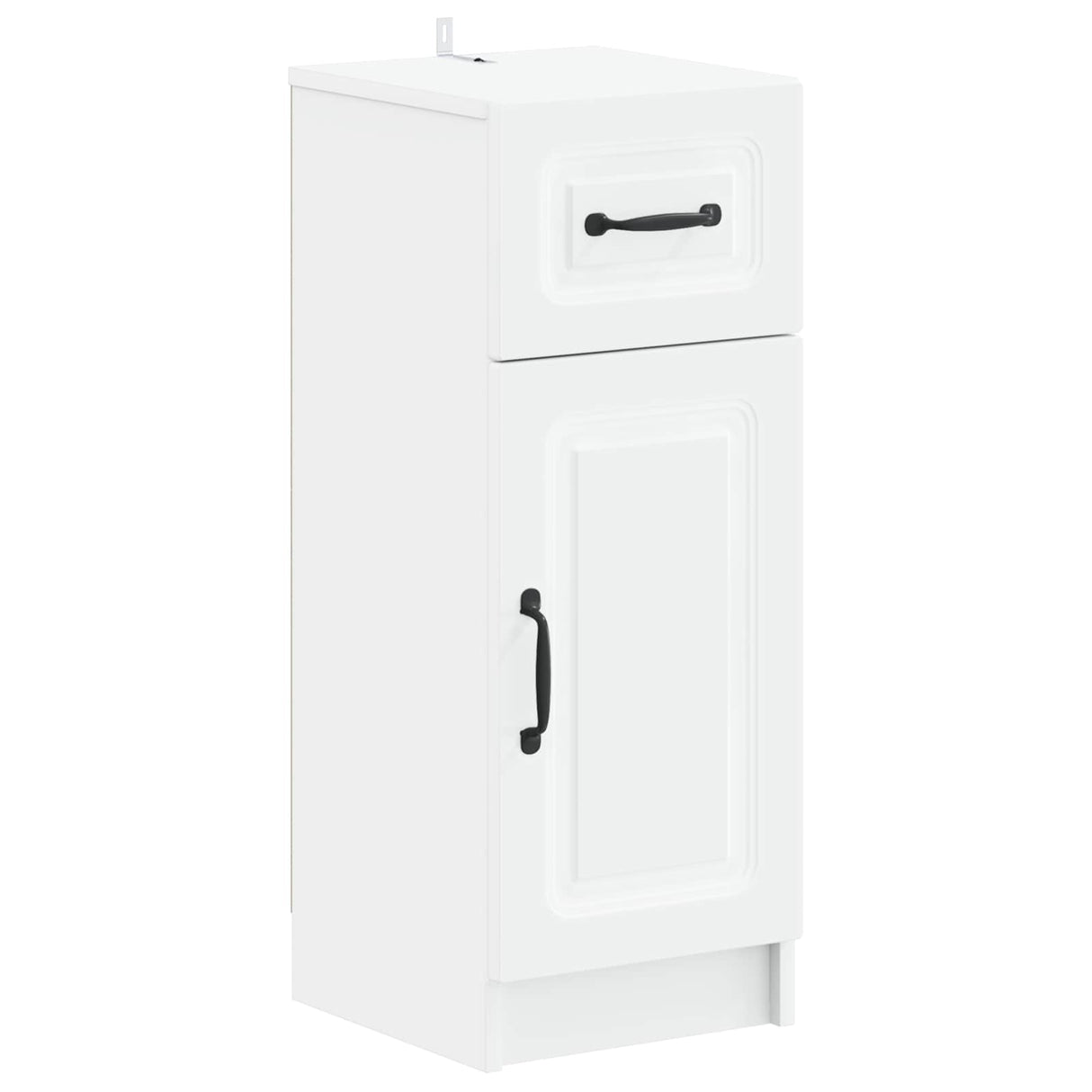 4 Piece Bathroom Cabinet Set UTRECHT White Engineered Wood