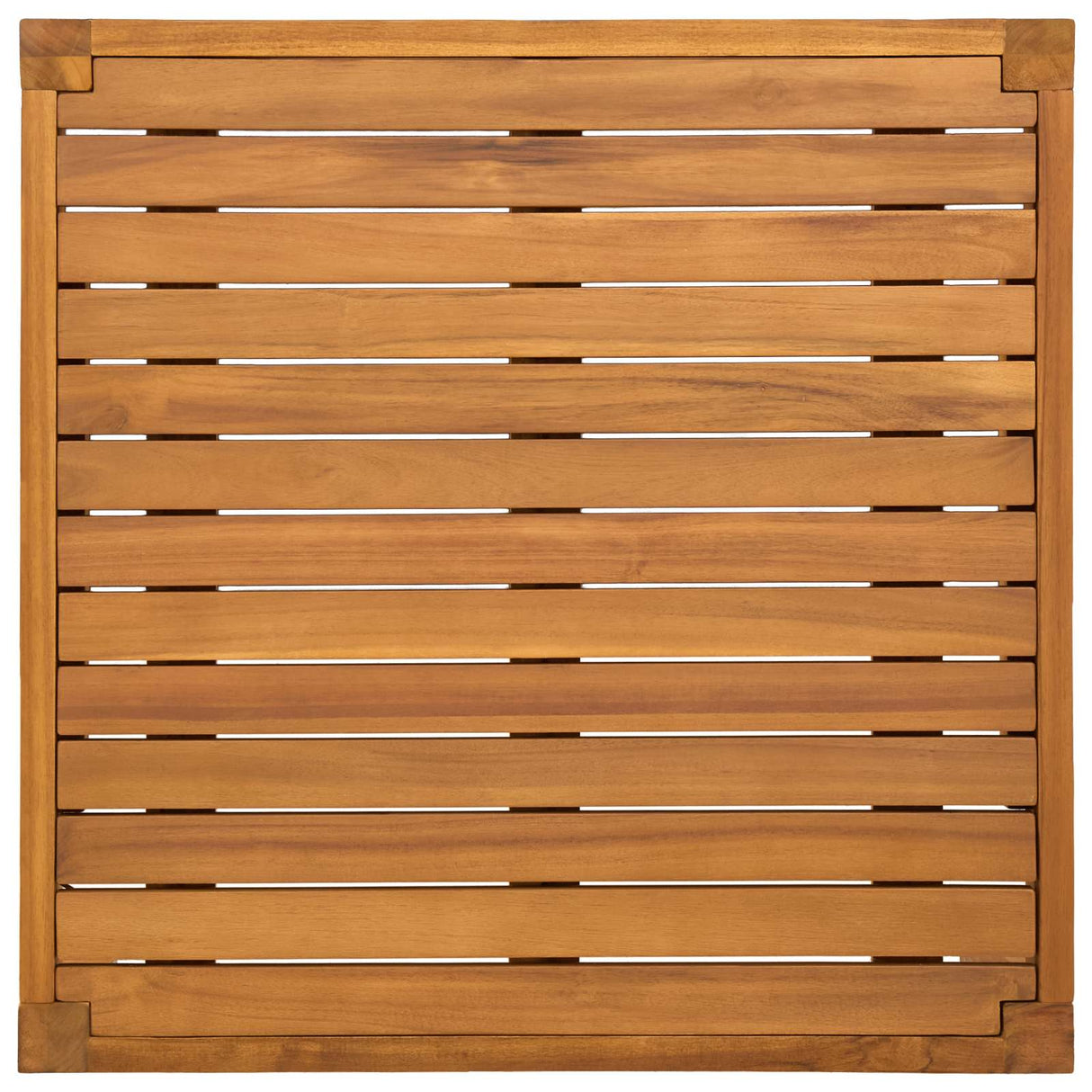 Table Solid Acacia Wood Natural 60 x 60 x 30 cm