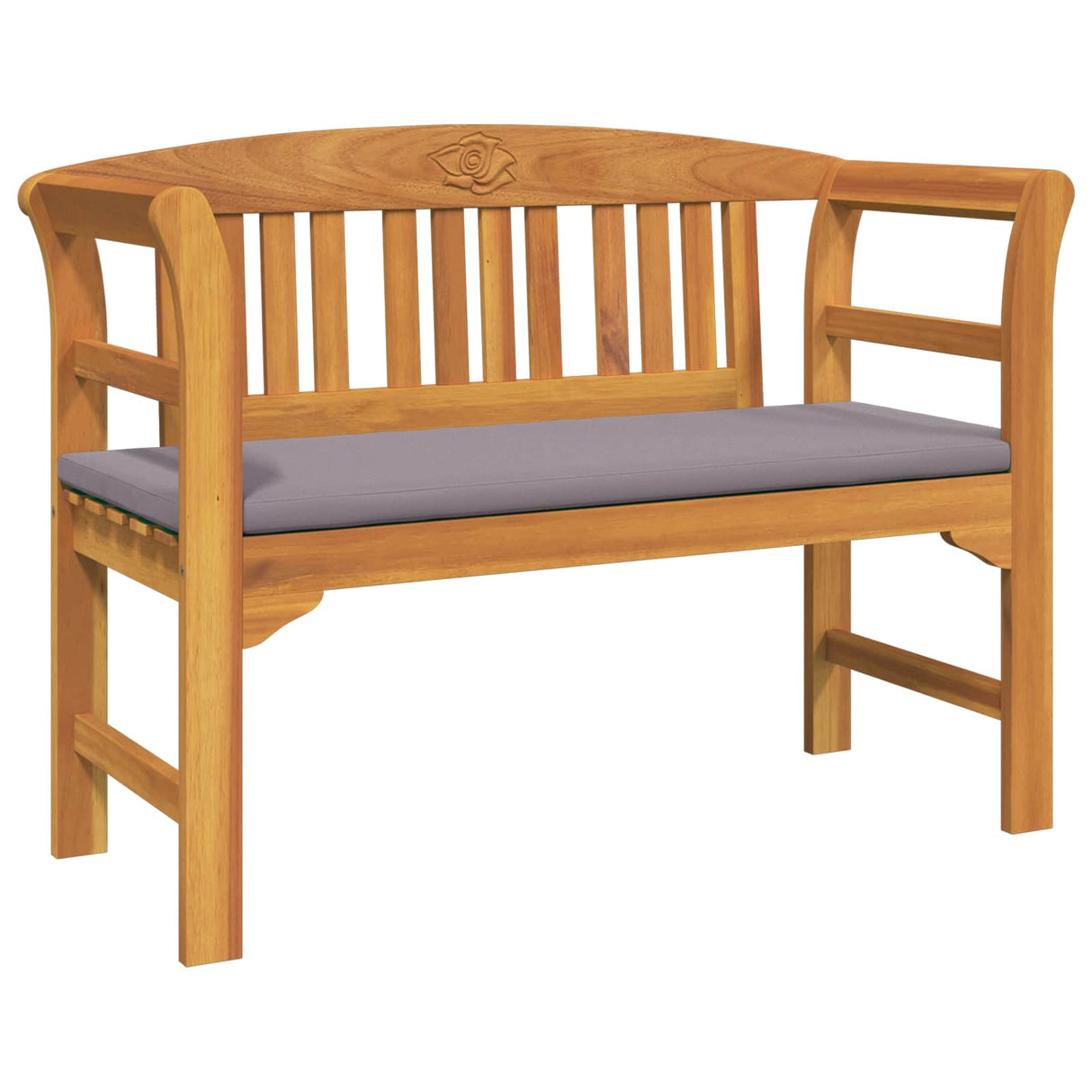 Rose Bench Natural 114 x 46 x 82.5 cm Solid Acacia Wood
