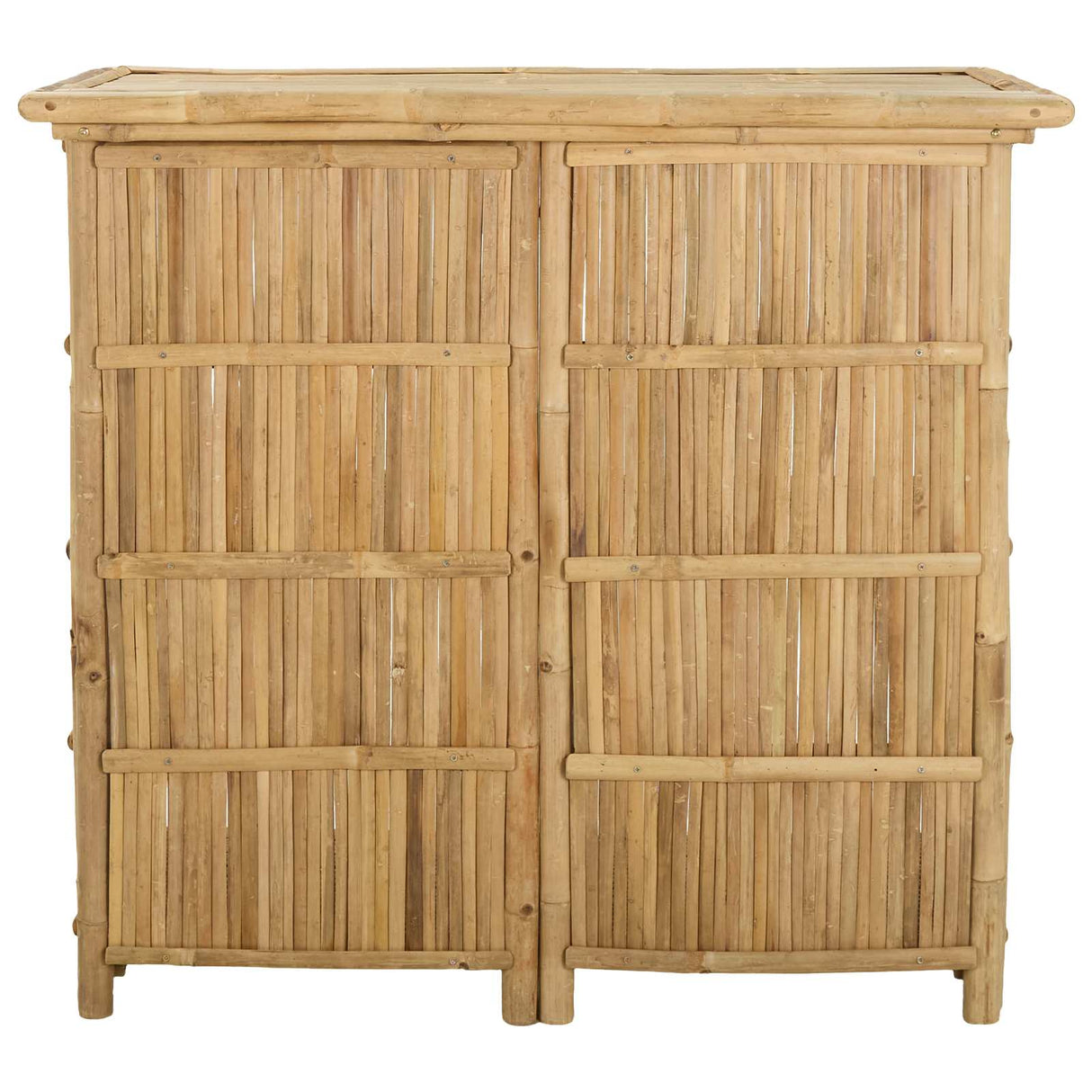 Outdoor Bar Table Natural 115 x 55 x 105 cm Bamboo