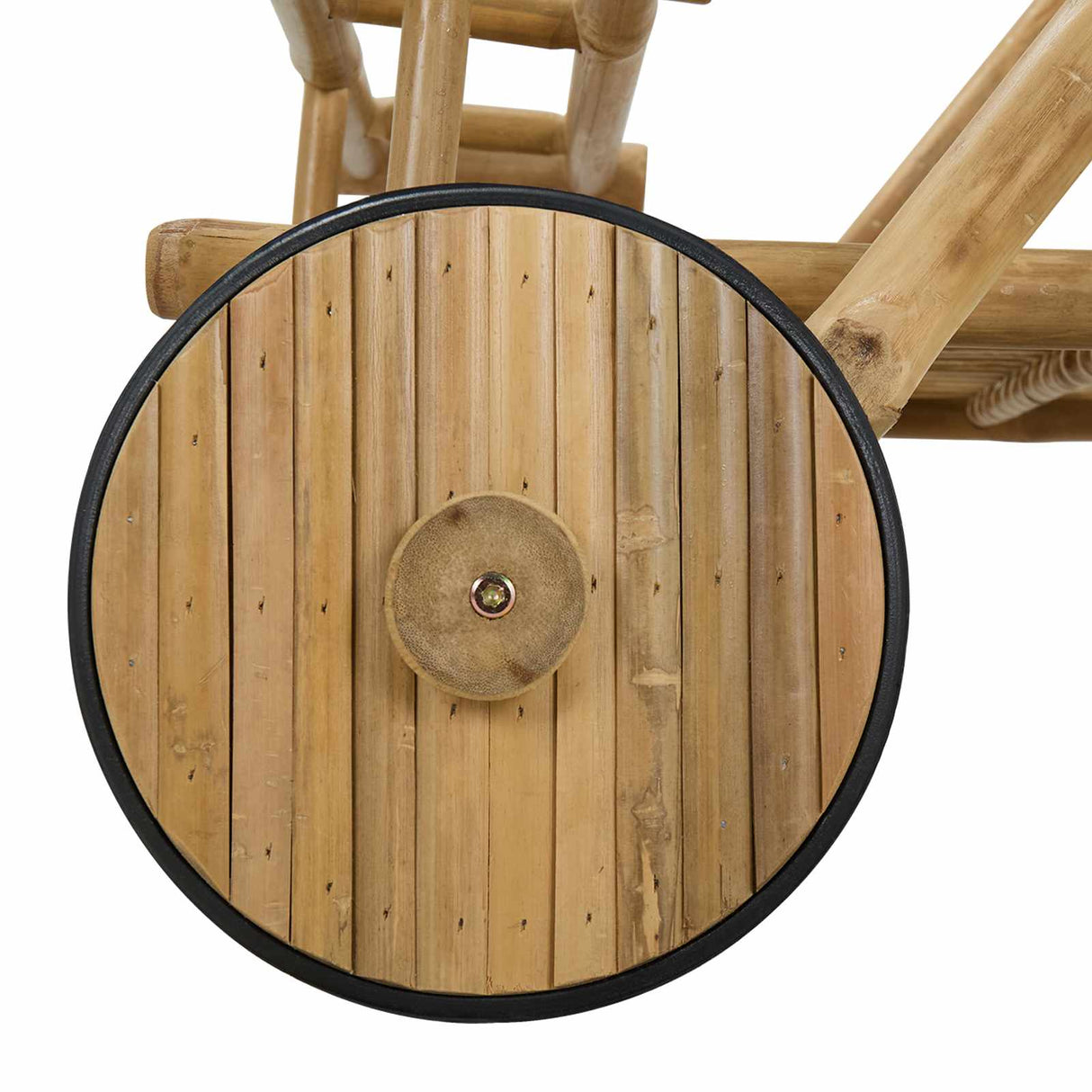 Serving Trolley with wheels Natural 79 x 67.5 x 84 cm Bamboo