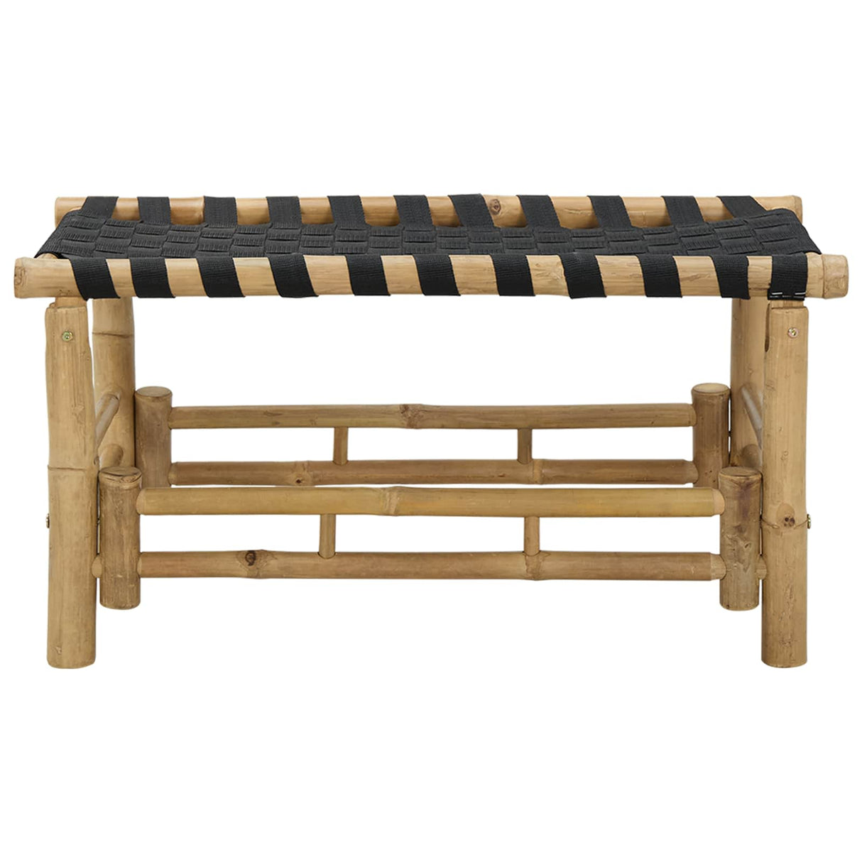 Garden Bench 80 x 38 x 40 cm Bamboo Natural Rectangular