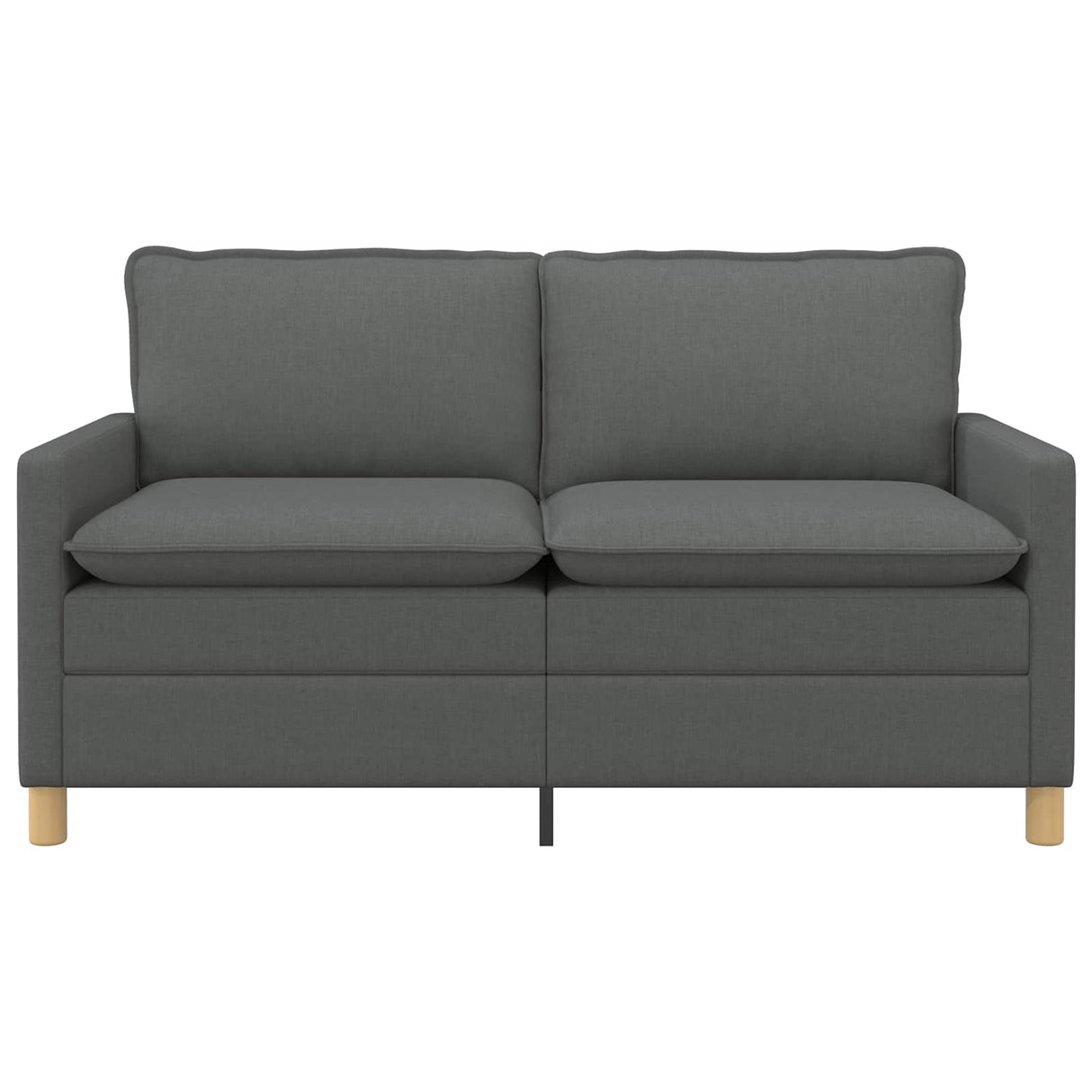 Sofa Dark Grey 156 x 81 x 87.5 cm Fabric
