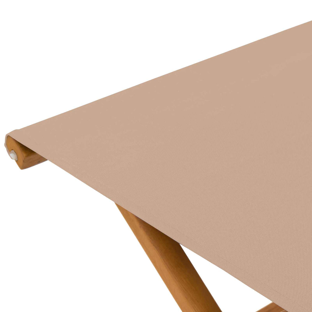 Deck Chair 2 pcs Solid Eucalyptus Wood Taupe