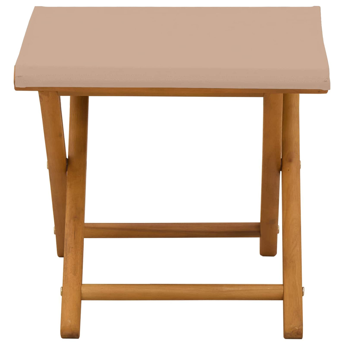 Deck Chair 2 pcs Solid Eucalyptus Wood Taupe