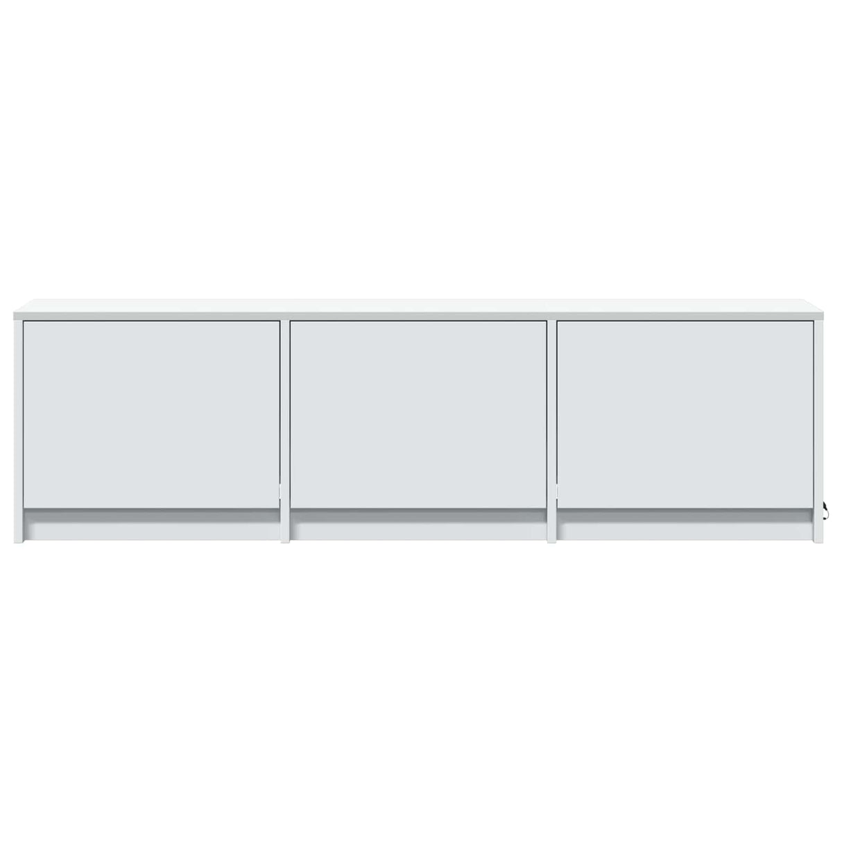 TV Cabinet with LED White 140 x 34 x 40 cm Engineered Wood