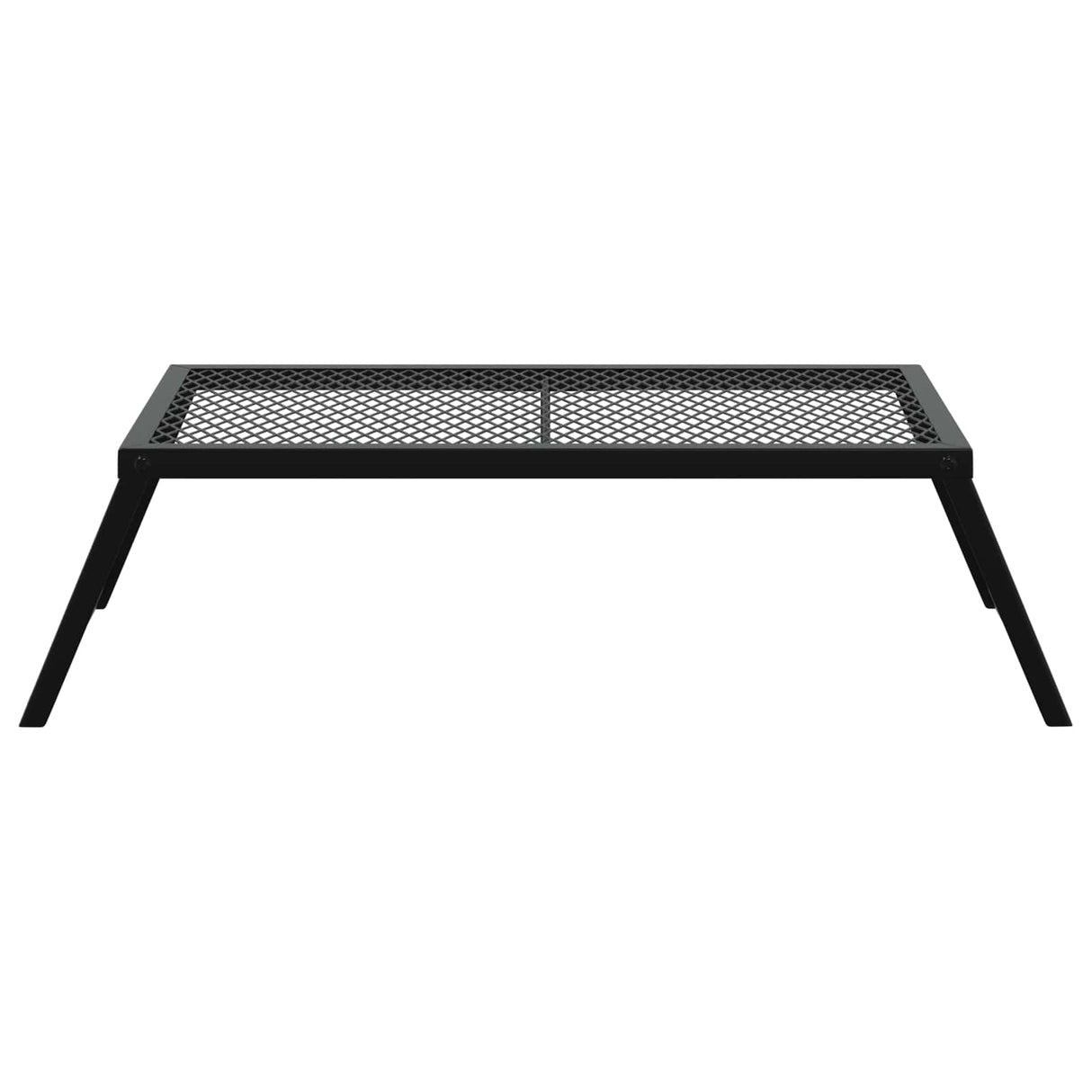 Foldable Camping Grill Folding Black 58 x 31 x 2 cm Alloy Steel