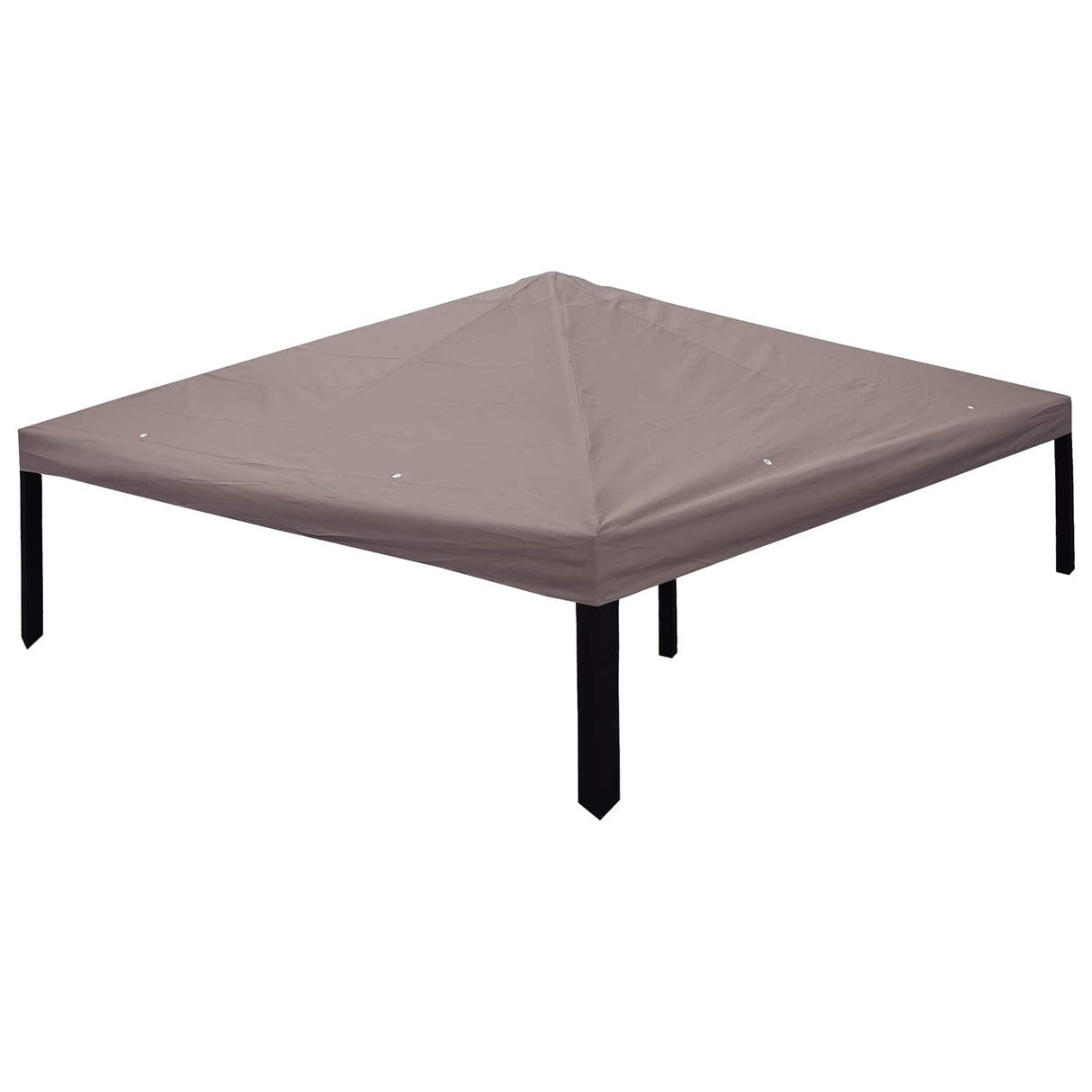 Gazebo Cover 300 x 300 cm Taupe Polyester and Steel