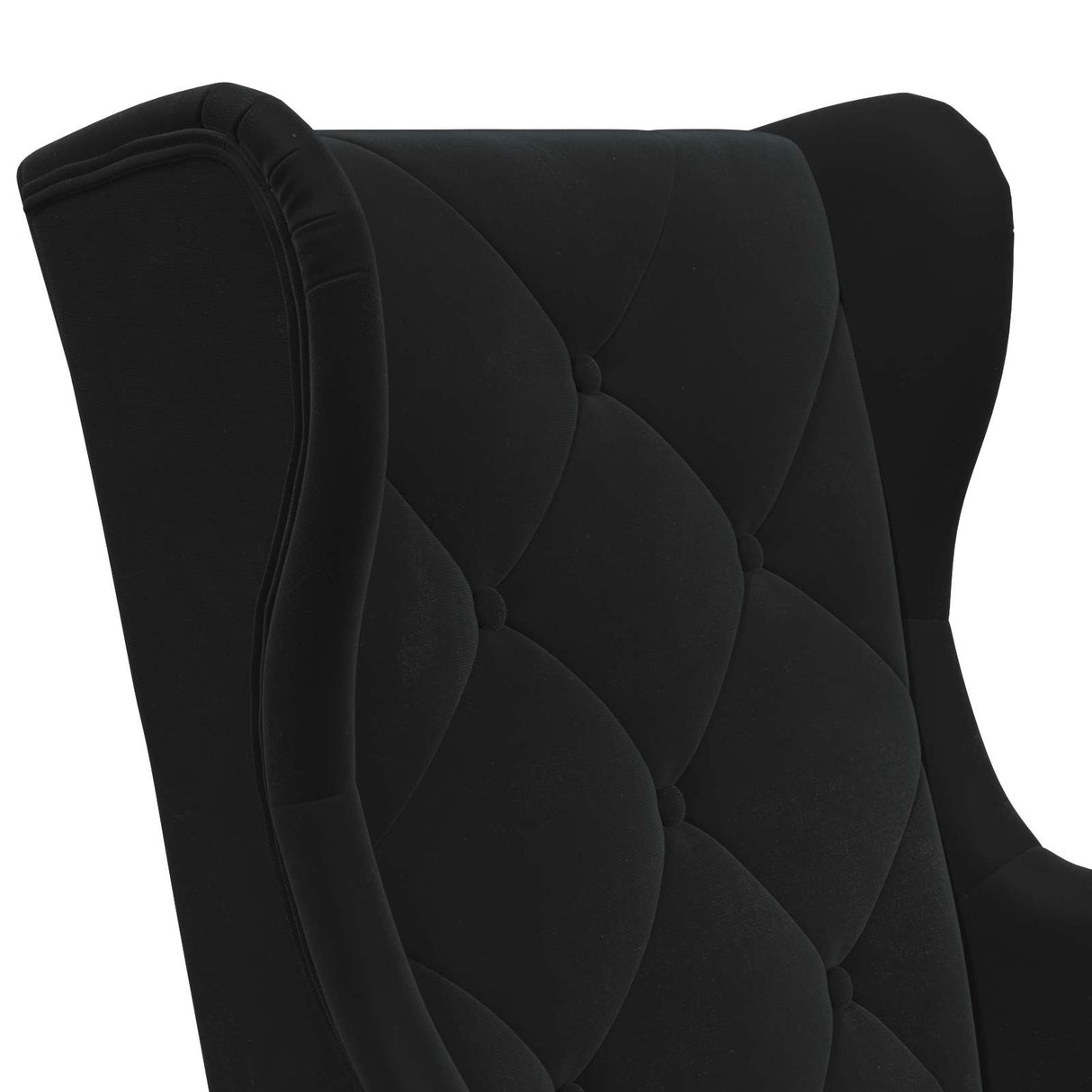 Armchair Black Velvet