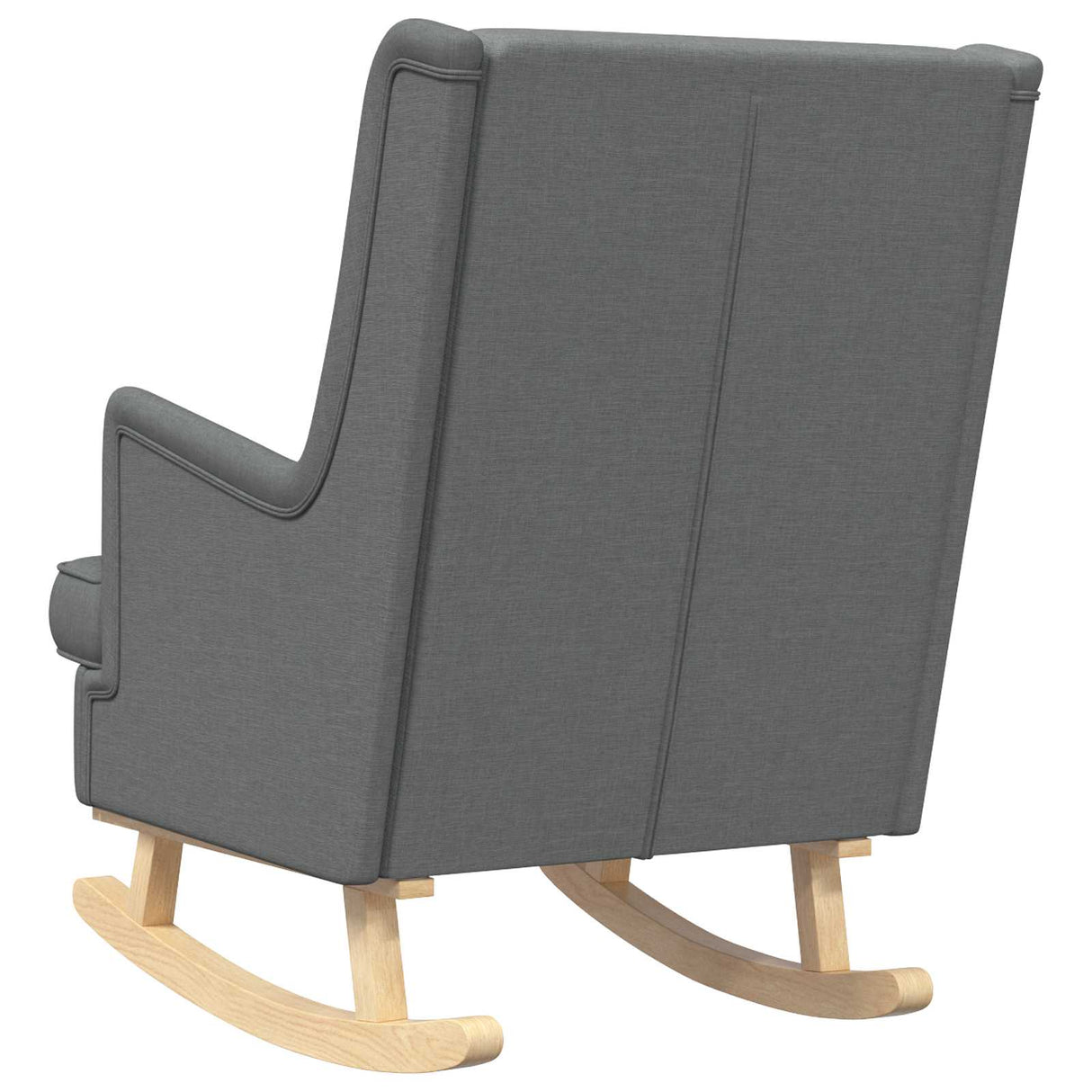 Rocking Chair Dark Grey 62 x 80 x 85 cm Fabric
