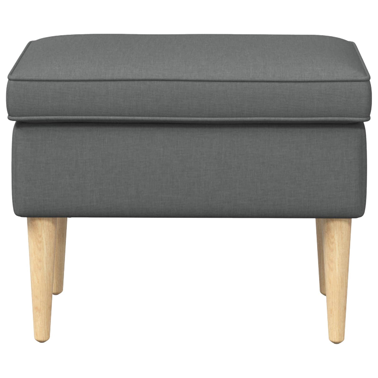 Foot Stool Dark Grey 55 x 35 x 41 cm
