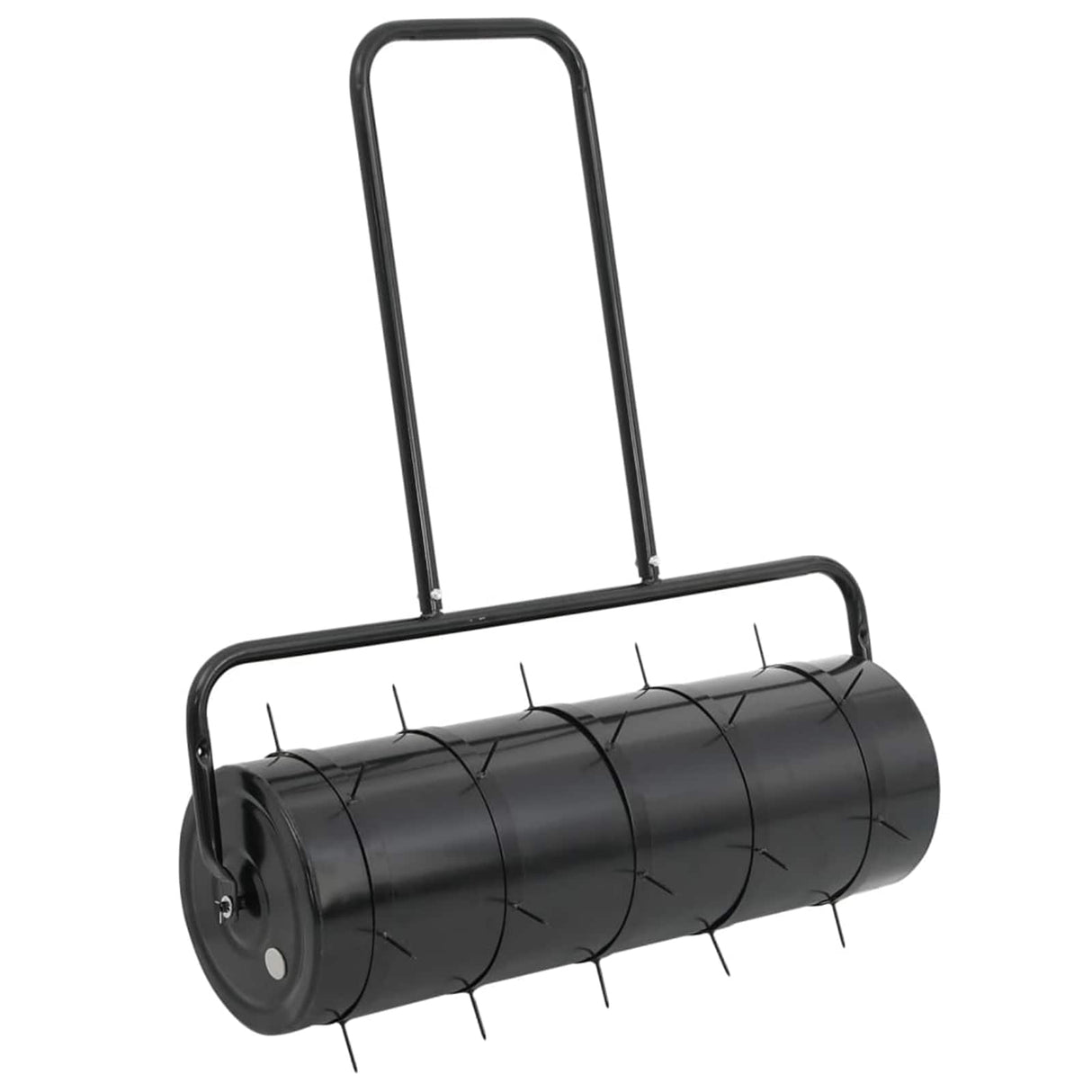 Garden Lawn Roller Pull with Aerator Clamps Ø 30 x 90 cm Steel