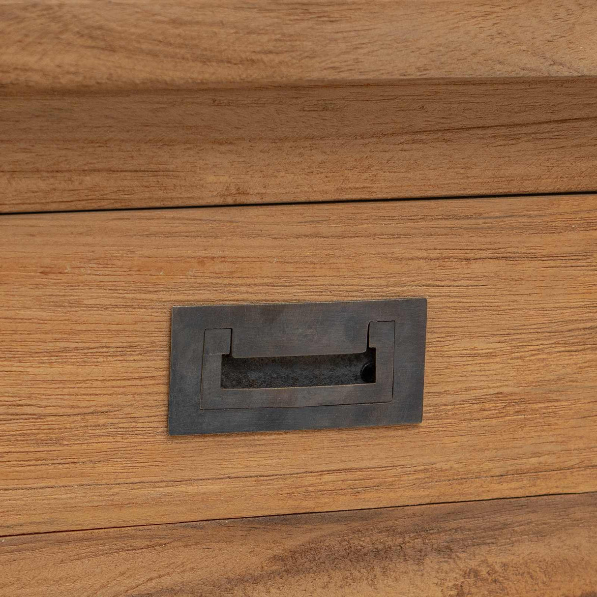 Console Table Natural 90 x 30 x 80 cm Solid Teak Wood