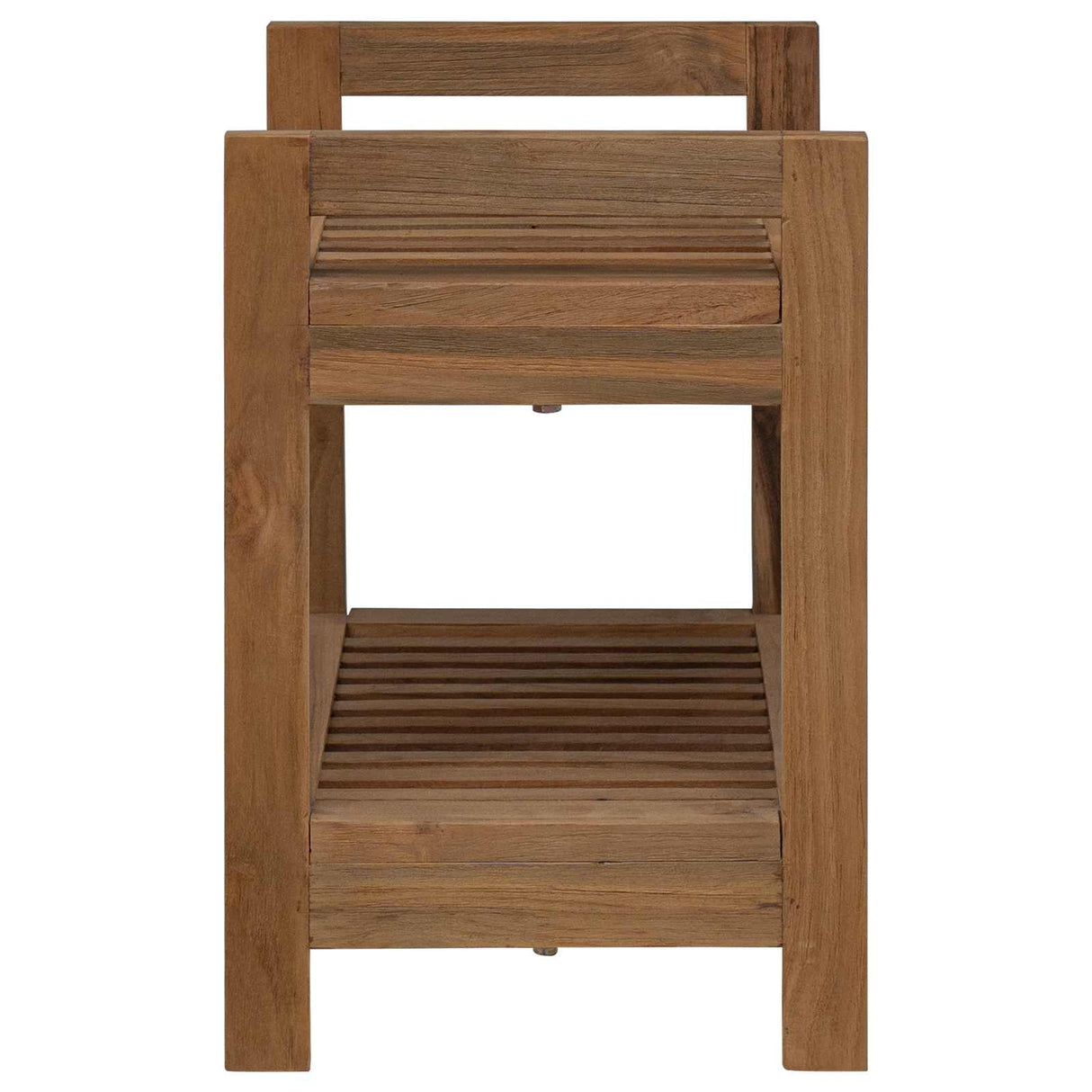 Bathroom Shelf Natural 45 x 30 x 45 cm Solid Teak Wood