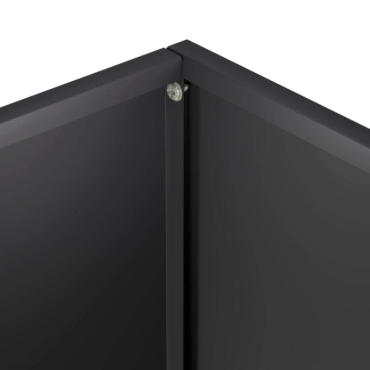 Garden Planter 2 pcs Black 45 x 45 x 45 cm Cold-rolled Steel