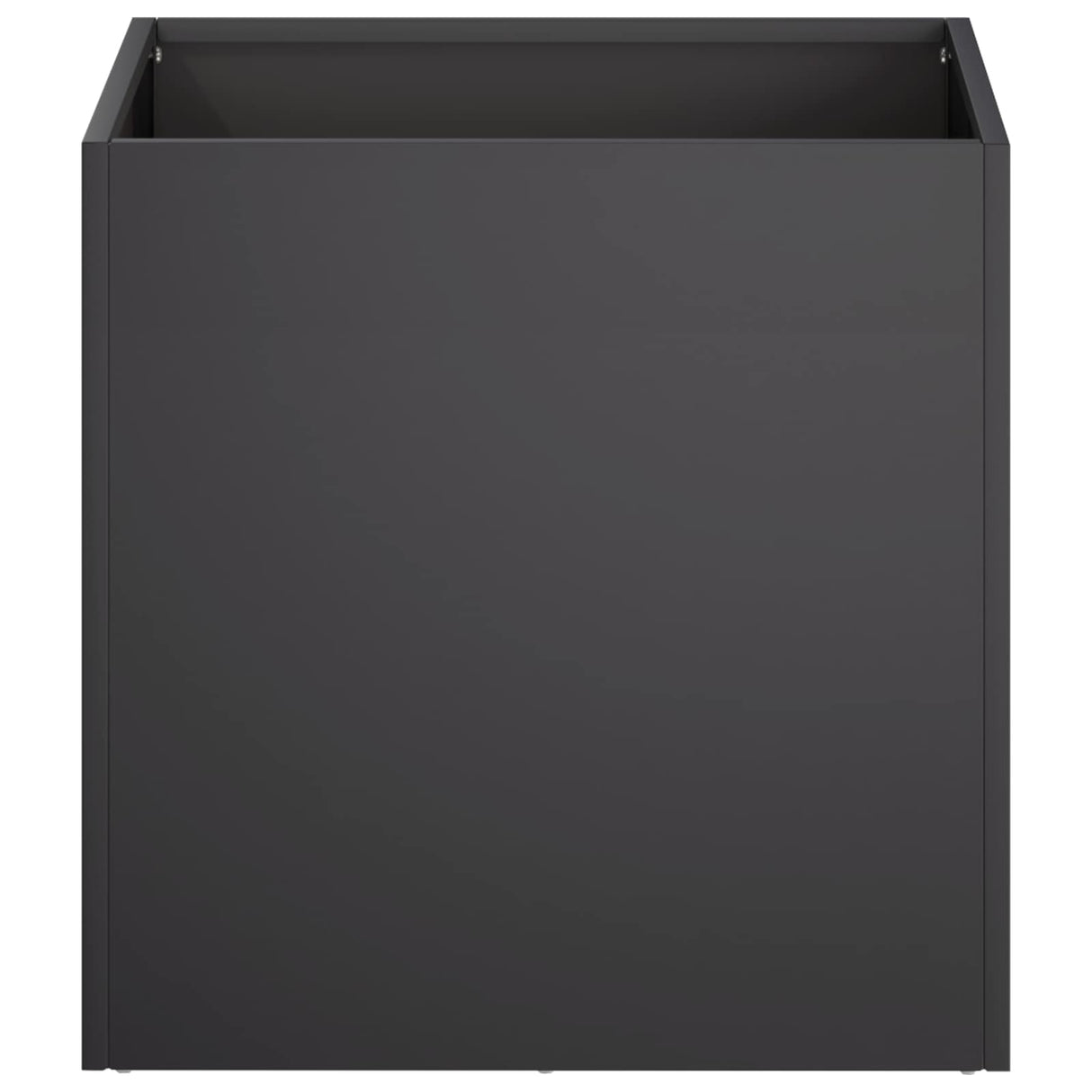 Garden Planter 2 pcs Black 45 x 45 x 45 cm Cold-rolled Steel