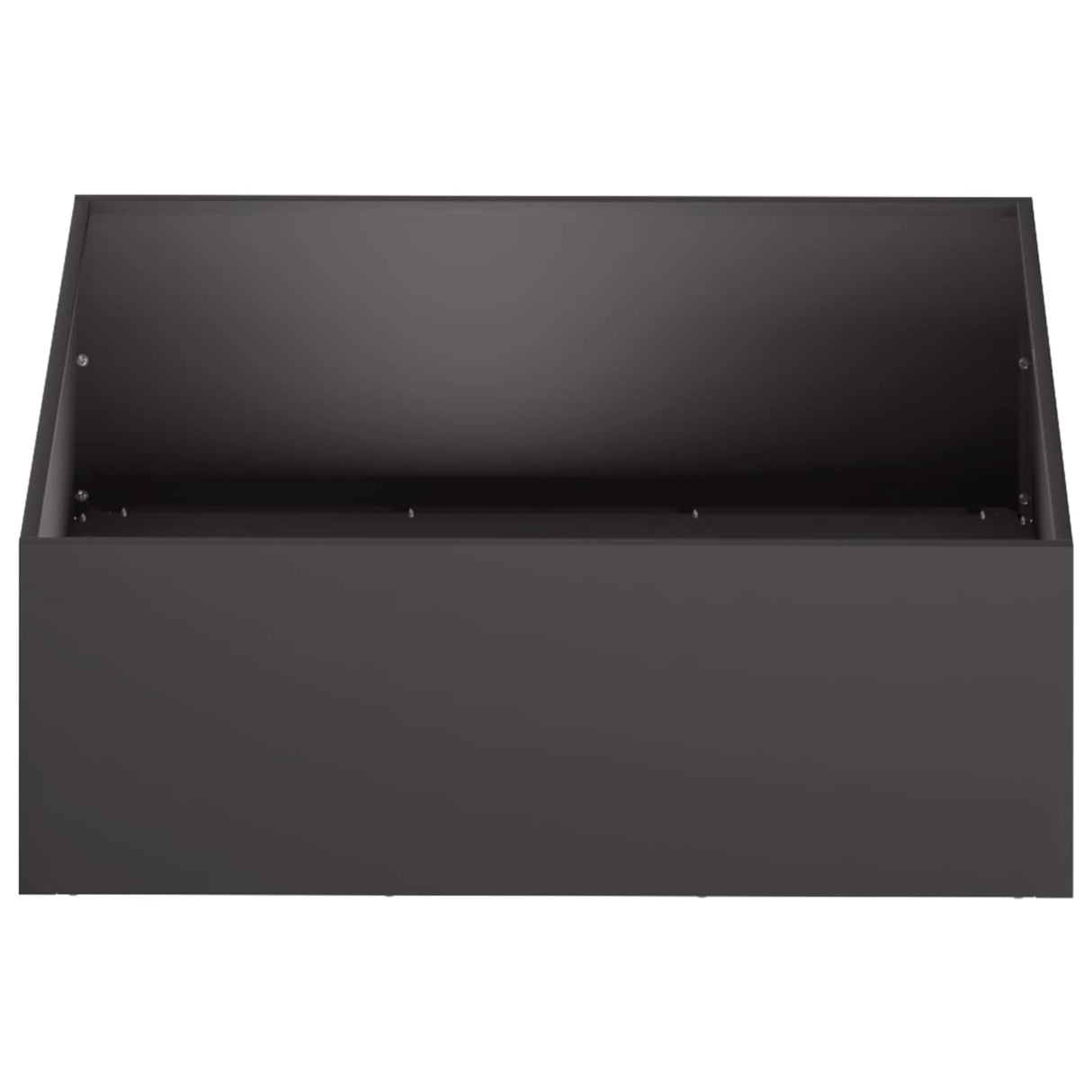 Garden Planter 2 pcs Black 40 x 40 x 20 cm Cold-rolled Steel