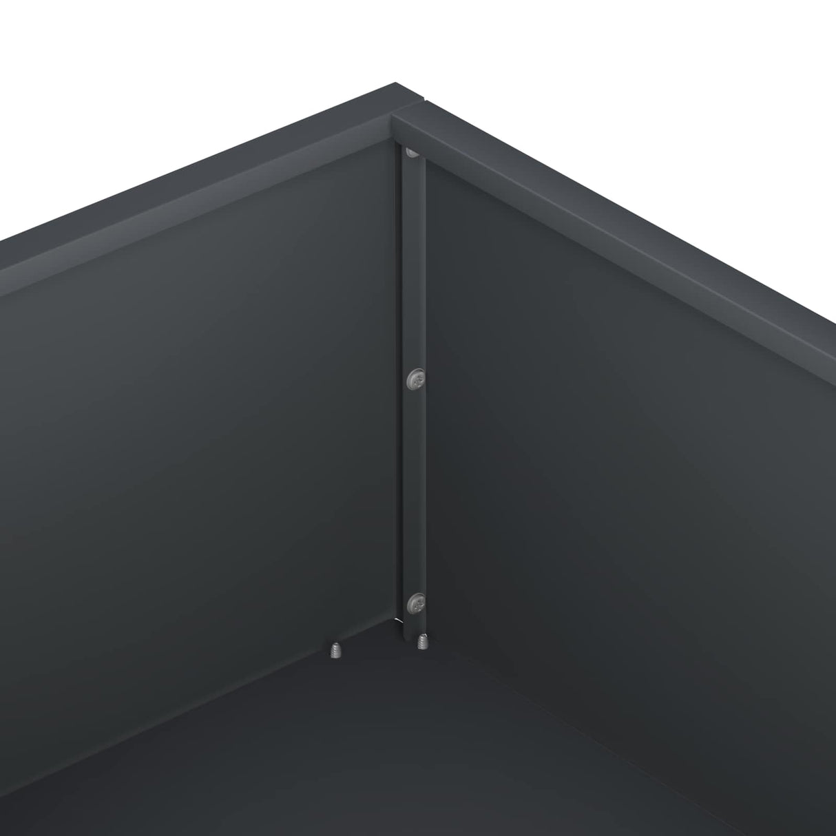Garden Planter 2 pcs Anthracite 80 x 80 x 20 cm