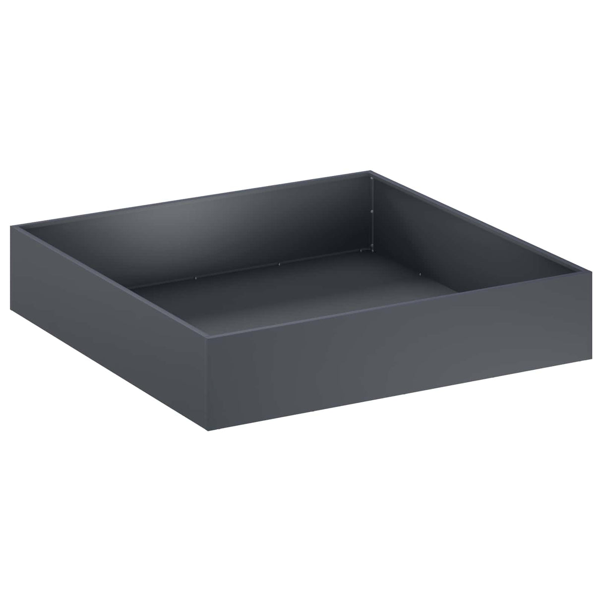 Garden Planter 2 pcs Anthracite 80 x 80 x 20 cm