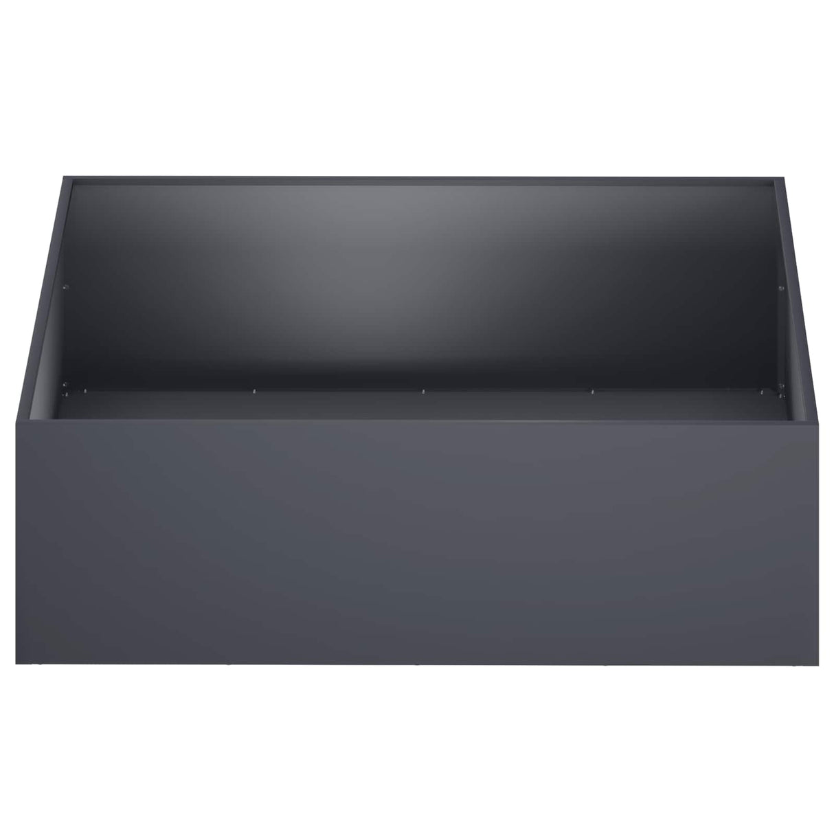 Garden Planter 2 pcs Anthracite 100 x 100 x 30 cm