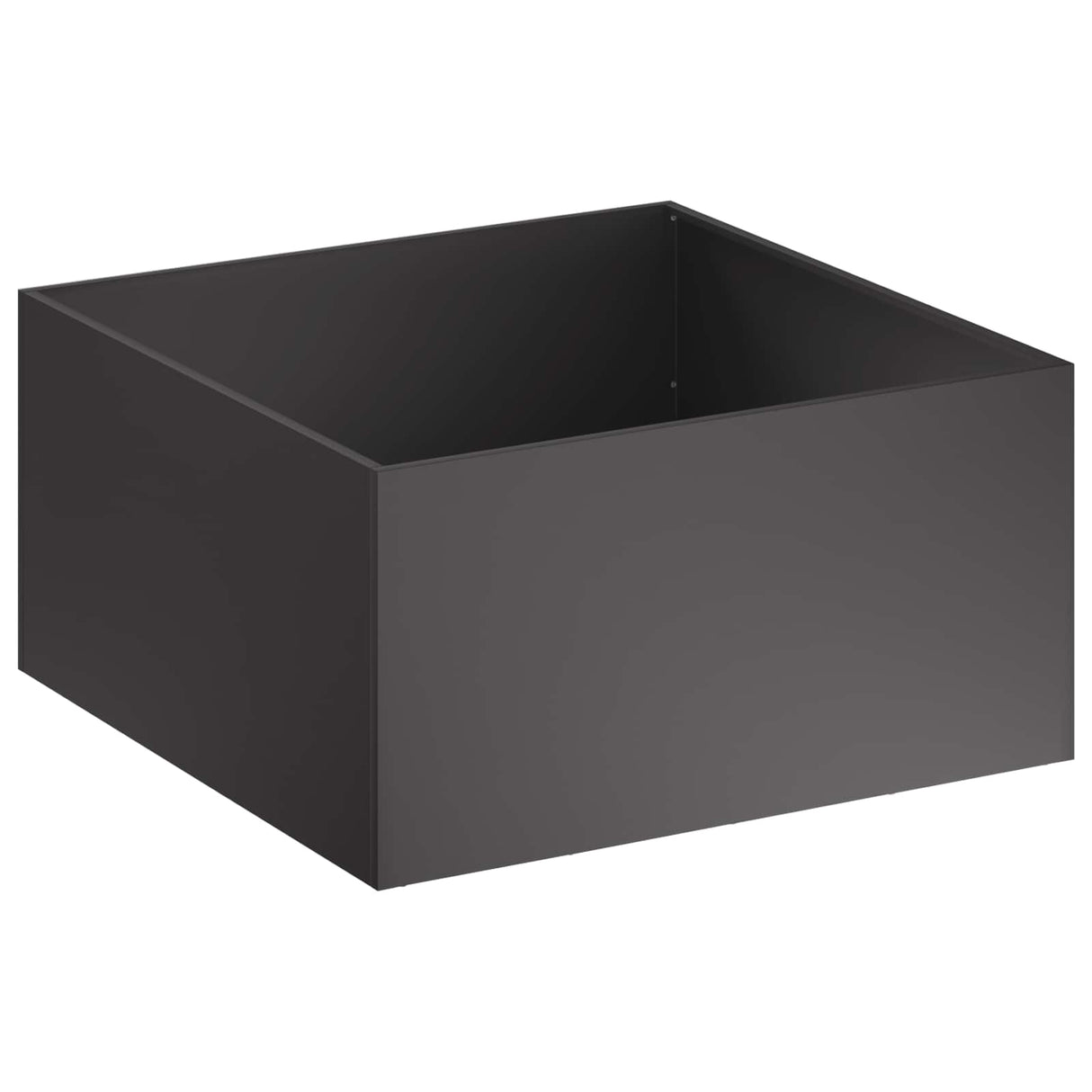 Garden Planter 2 pcs Black 80 x 80 x 40 cm Cold-rolled Steel