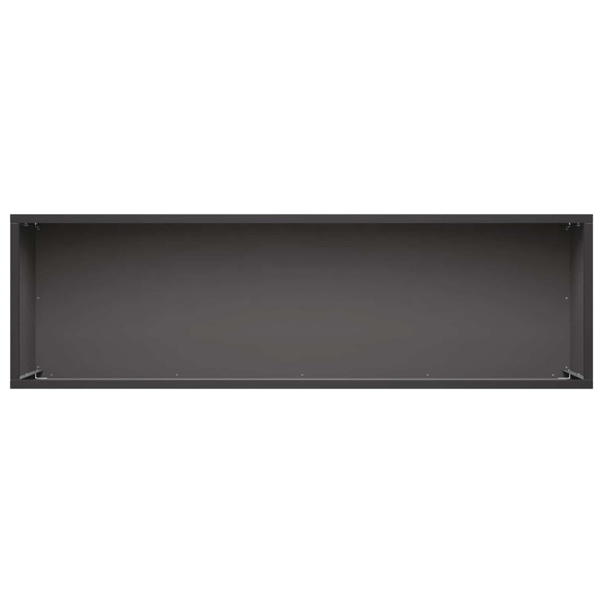 Garden Planter 2 pcs Black 100 x 30 x 30 cm Cold-rolled Steel