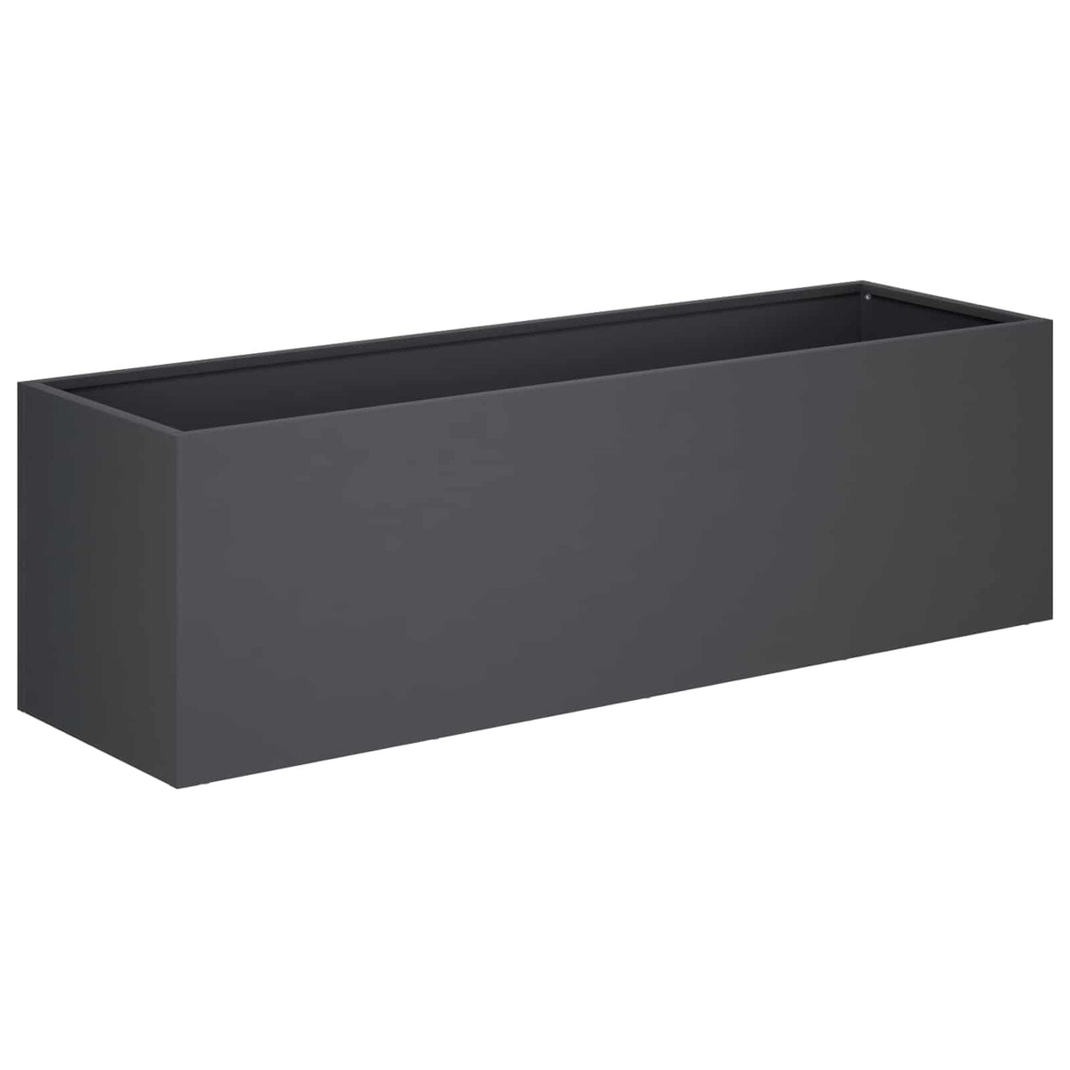 Garden Planter 2 pcs Anthracite 100 x 30 x 30 cm