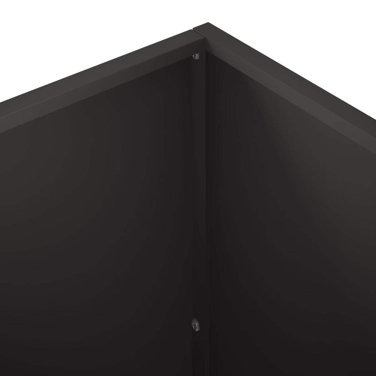Garden Planter 2 pcs Black 80 x 50 x 50 cm Cold-rolled Steel
