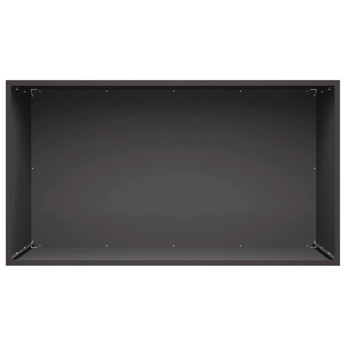 Garden Planter 2 pcs Black 80 x 50 x 50 cm Cold-rolled Steel