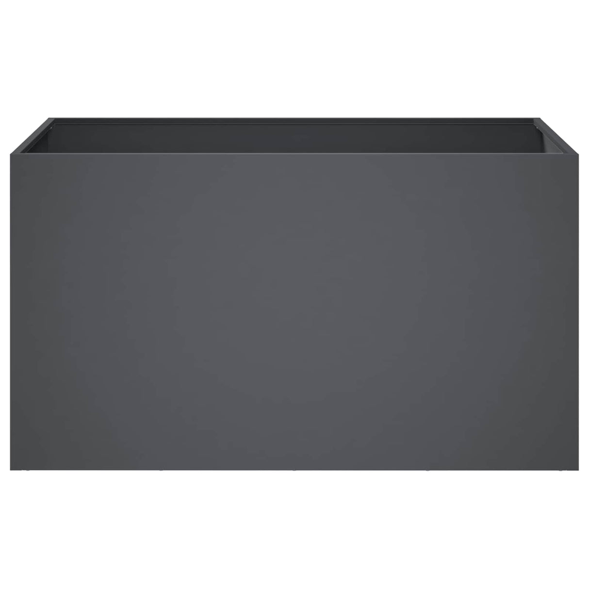 Garden Planter 2 pcs Anthracite 80 x 50 x 50 cm