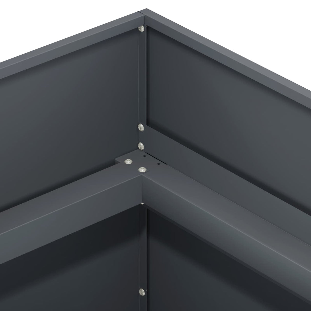 Garden Planter Anthracite 80 x 80 x 60 cm Cold-rolled Steel