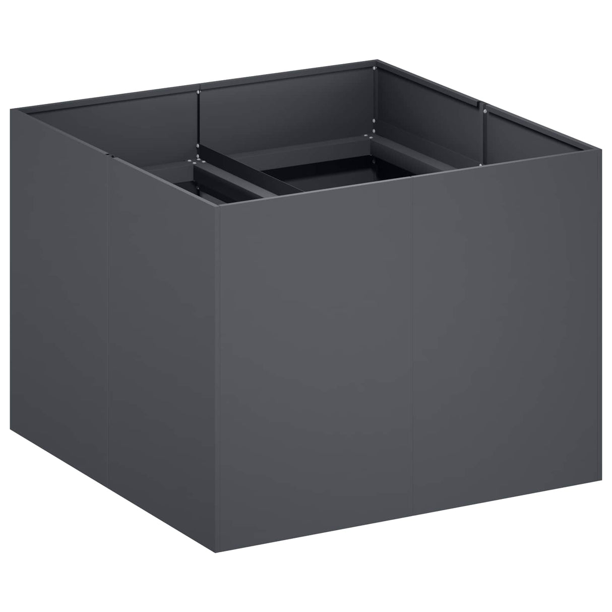 Garden Planter Anthracite 80 x 80 x 60 cm Cold-rolled Steel