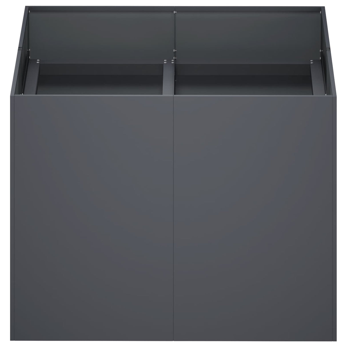 Garden Planter Anthracite 80 x 80 x 60 cm Cold-rolled Steel