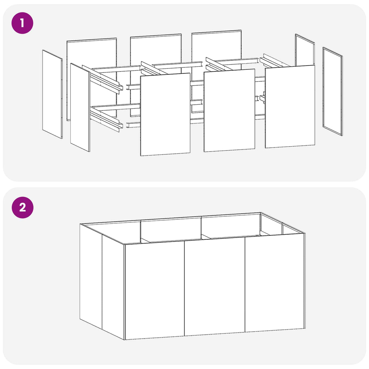 Garden Planter Black 120 x 80 x 60 cm Cold-rolled Steel