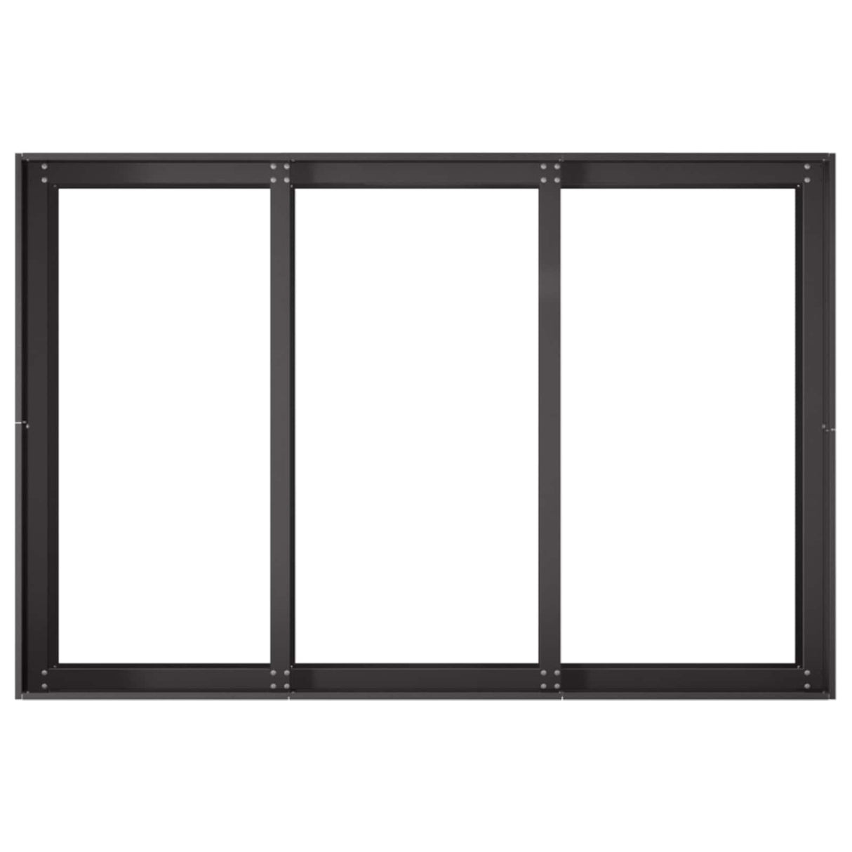 Garden Planter Black 120 x 80 x 60 cm Cold-rolled Steel