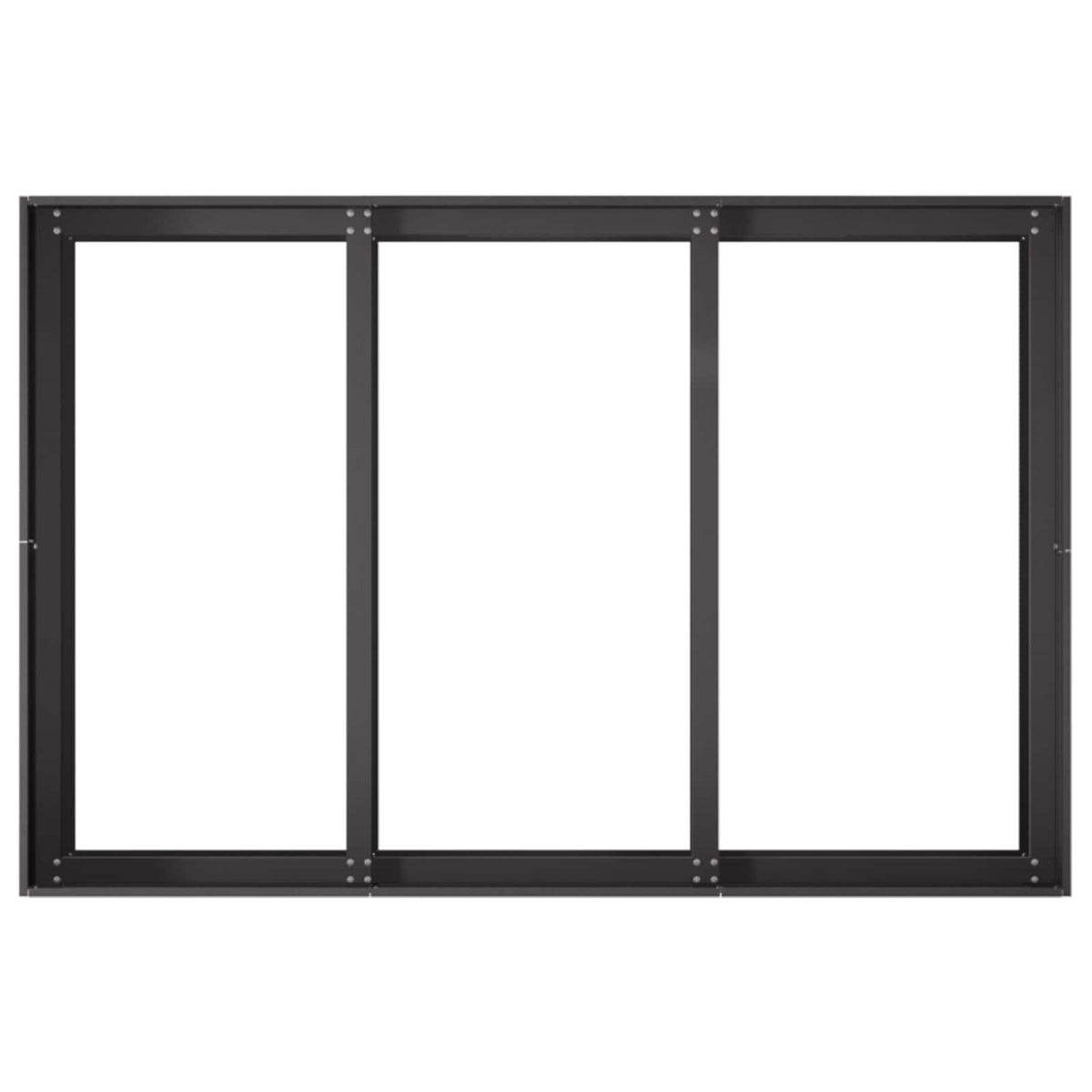 Garden Planter Black 120 x 80 x 60 cm Cold-rolled Steel