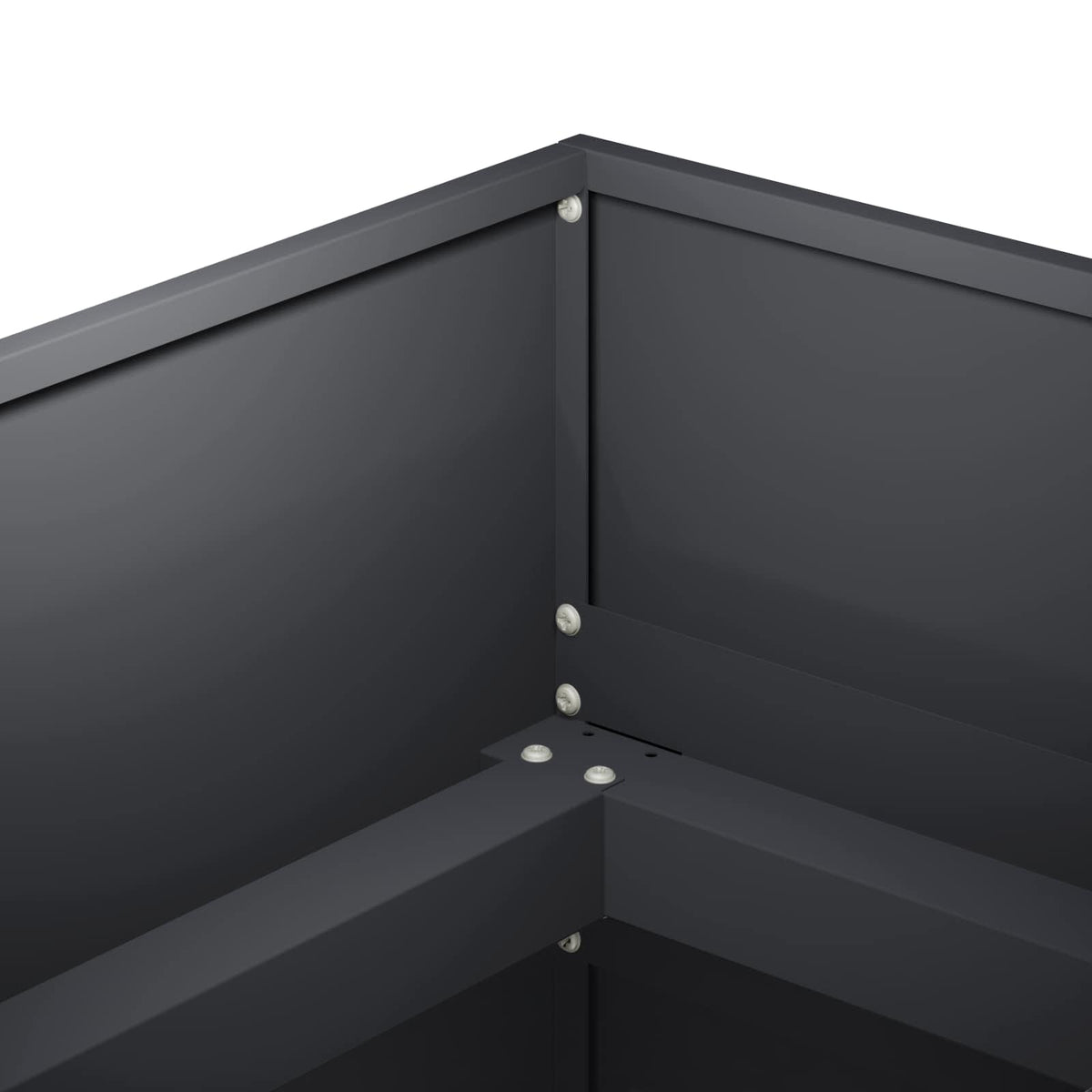 Garden Planter Anthracite 120 x 80 x 60 cm Cold-rolled Steel