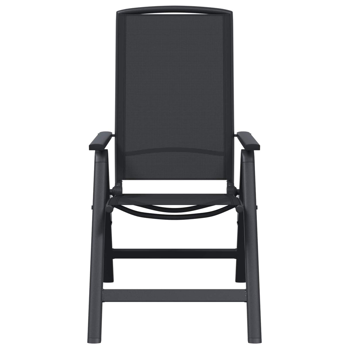Reclining Garden Chairs 2 pcs Black 58 x 71 x 112 cm Textilene