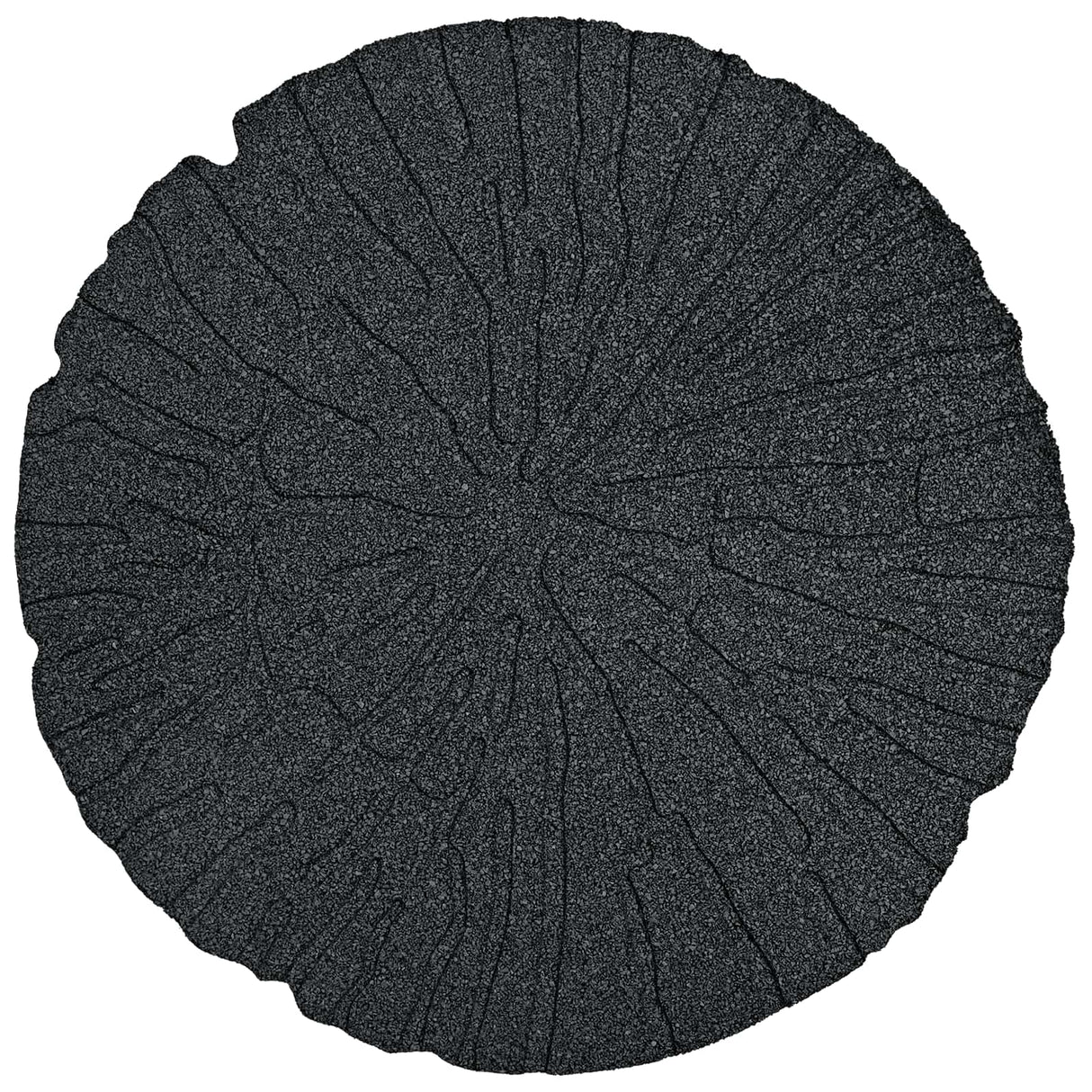 Stepping Stone 6 pcs Black Ø 45 x 1.8 cm Rubber