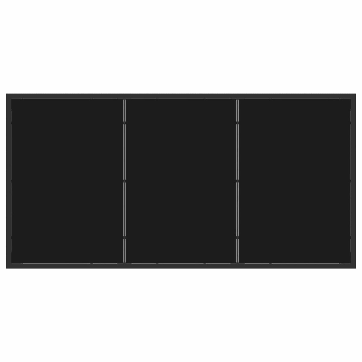 Outdoor Dining Set 5 pcs Black Poly Rattan