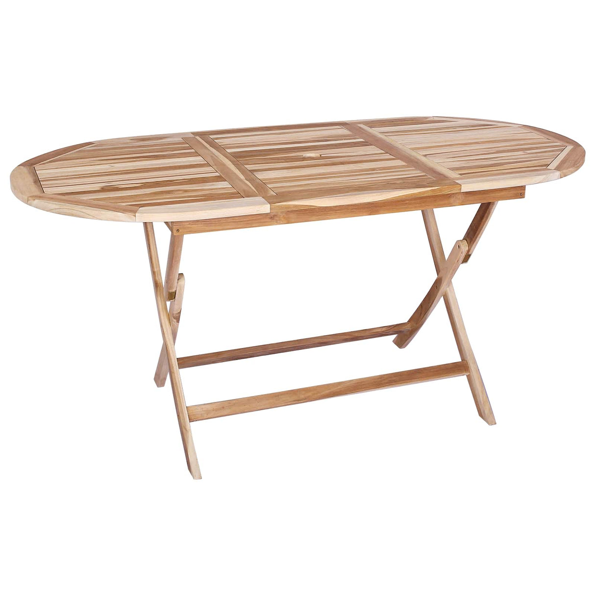 Garden Furniture Set 9 pcs Natural Solid Teak Wood