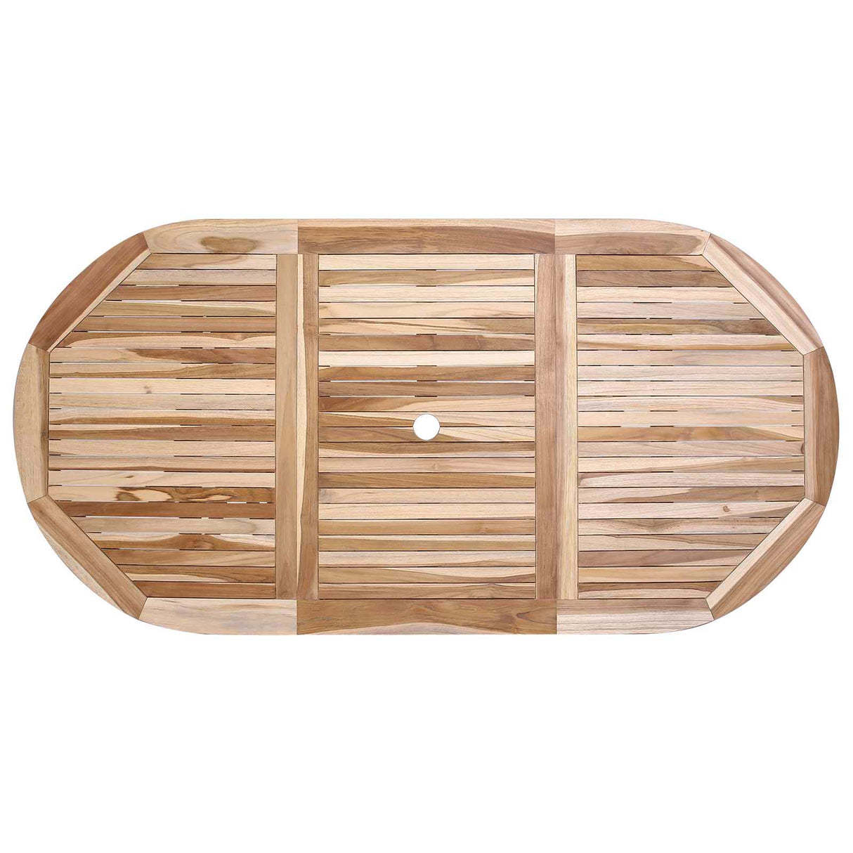 Garden Furniture Set 9 pcs Natural Solid Teak Wood