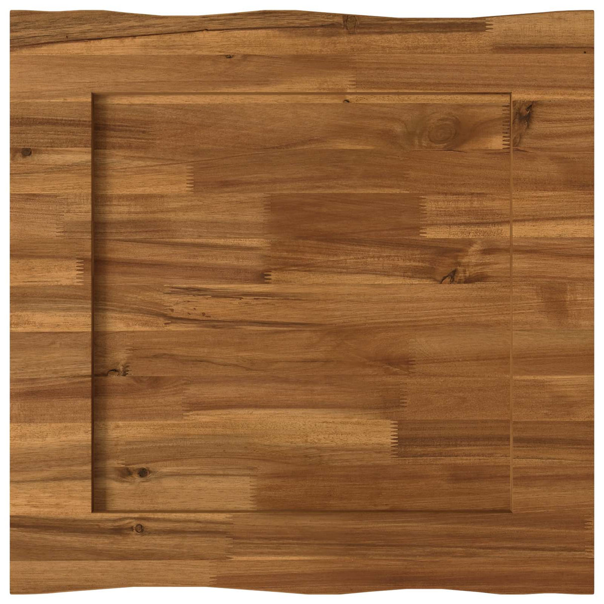 Rectangular Table Top 60 x 60 x 3.5 cm Square Solid Acacia Wood