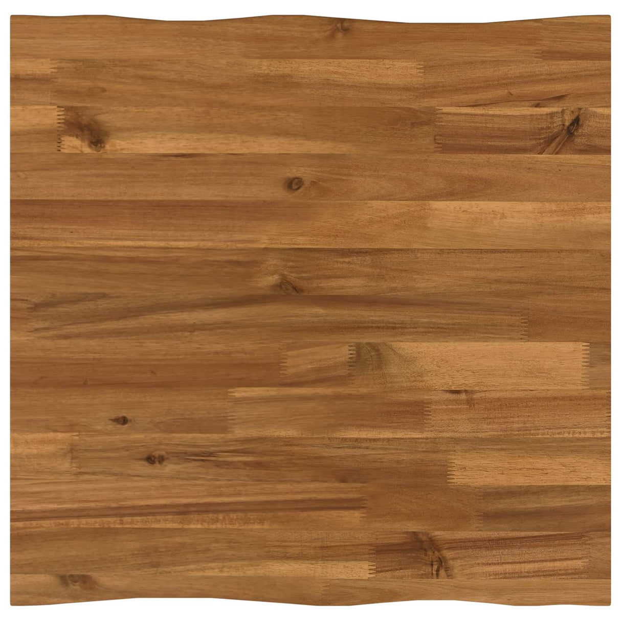 Rectangular Table Top 60 x 60 x 3.5 cm Square Solid Acacia Wood