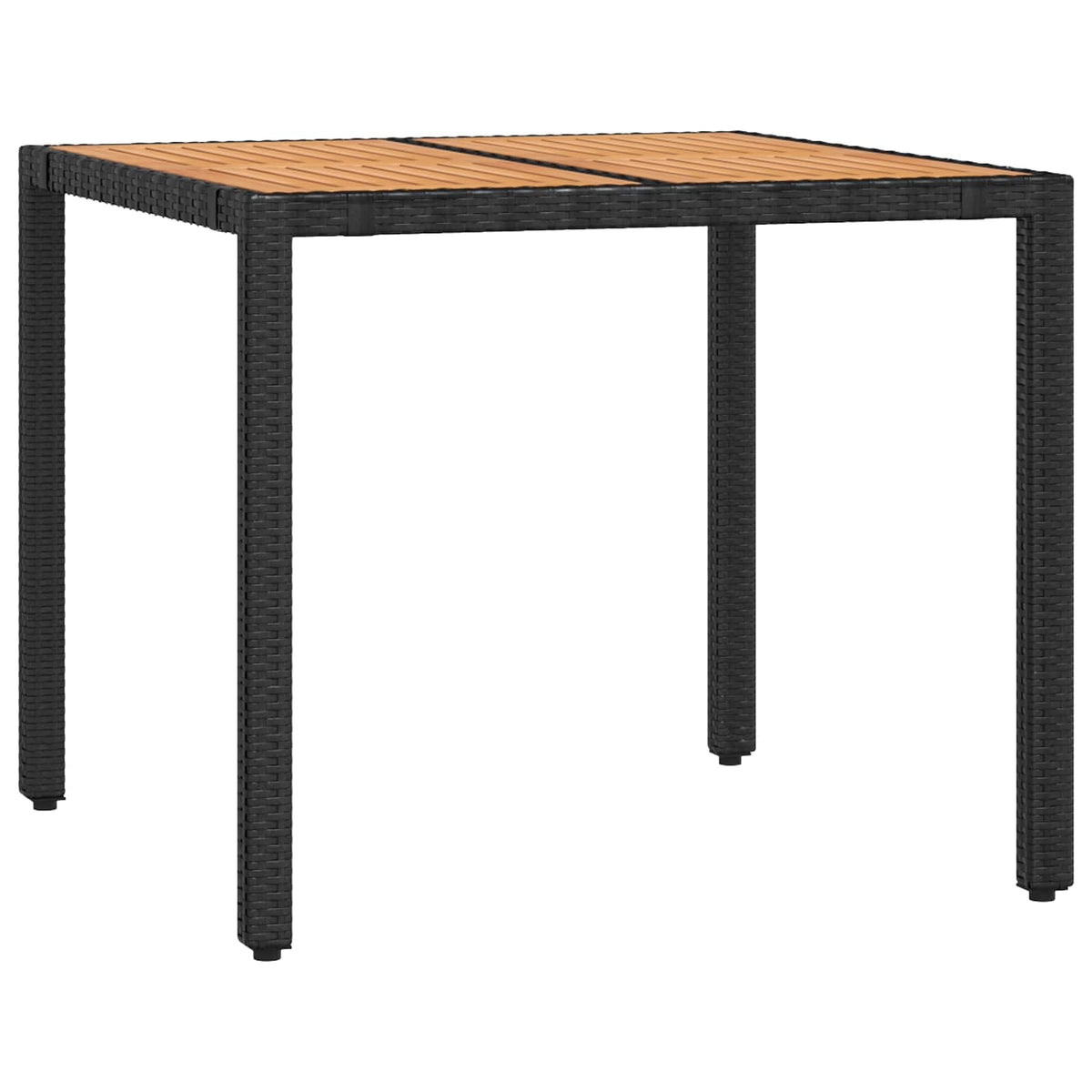 Outdoor Dining Set 3 pcs Black