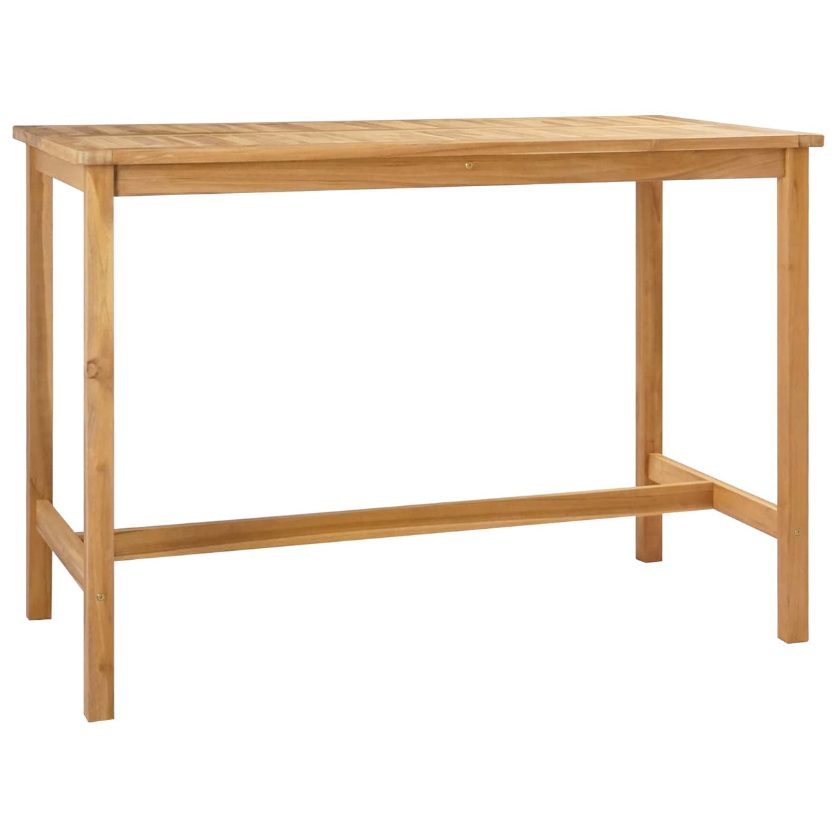 Bar Table Natural 150 x 75 x 105 cm Solid Teak Wood