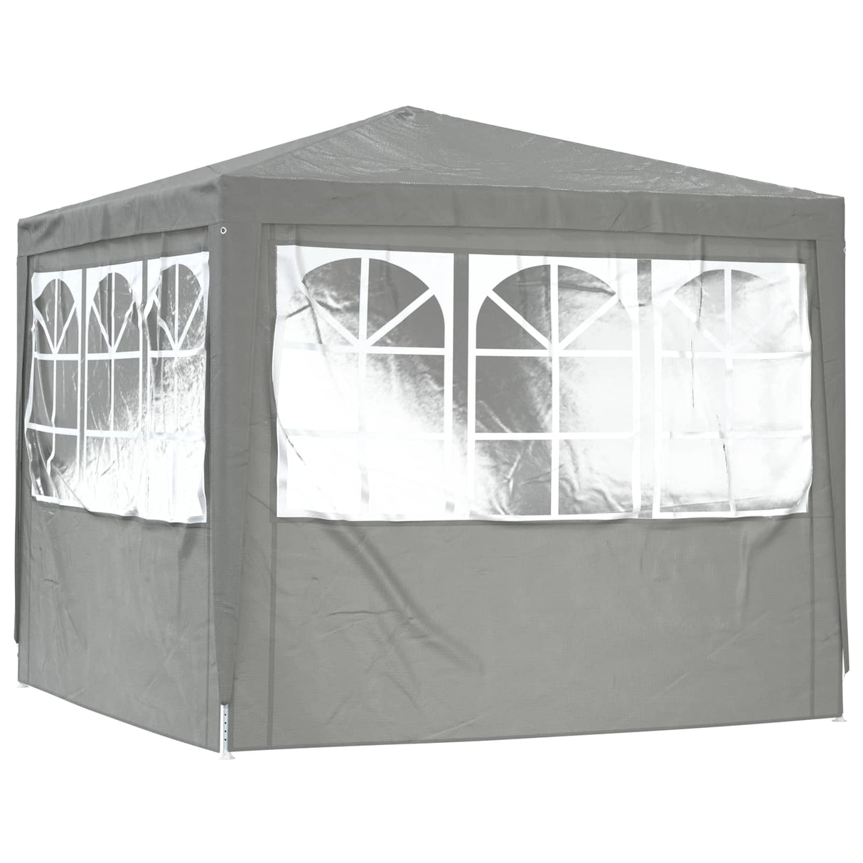Party Tent Light Grey 250 x 250 x 240 cm PE and Steel