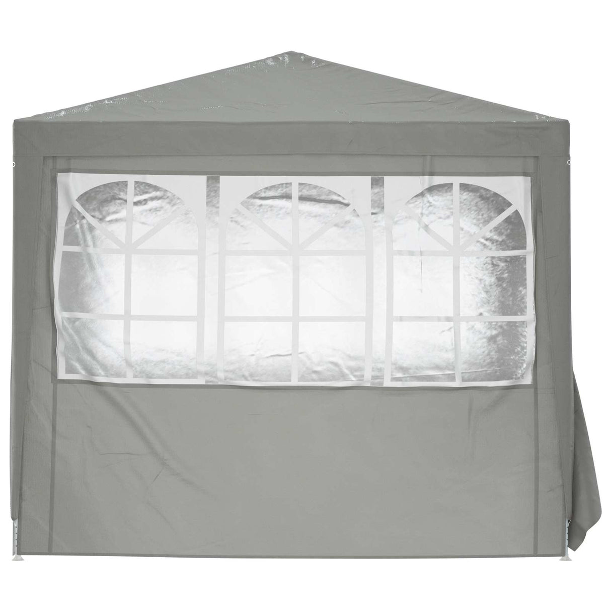 Party Tent Light Grey 250 x 250 x 240 cm PE and Steel