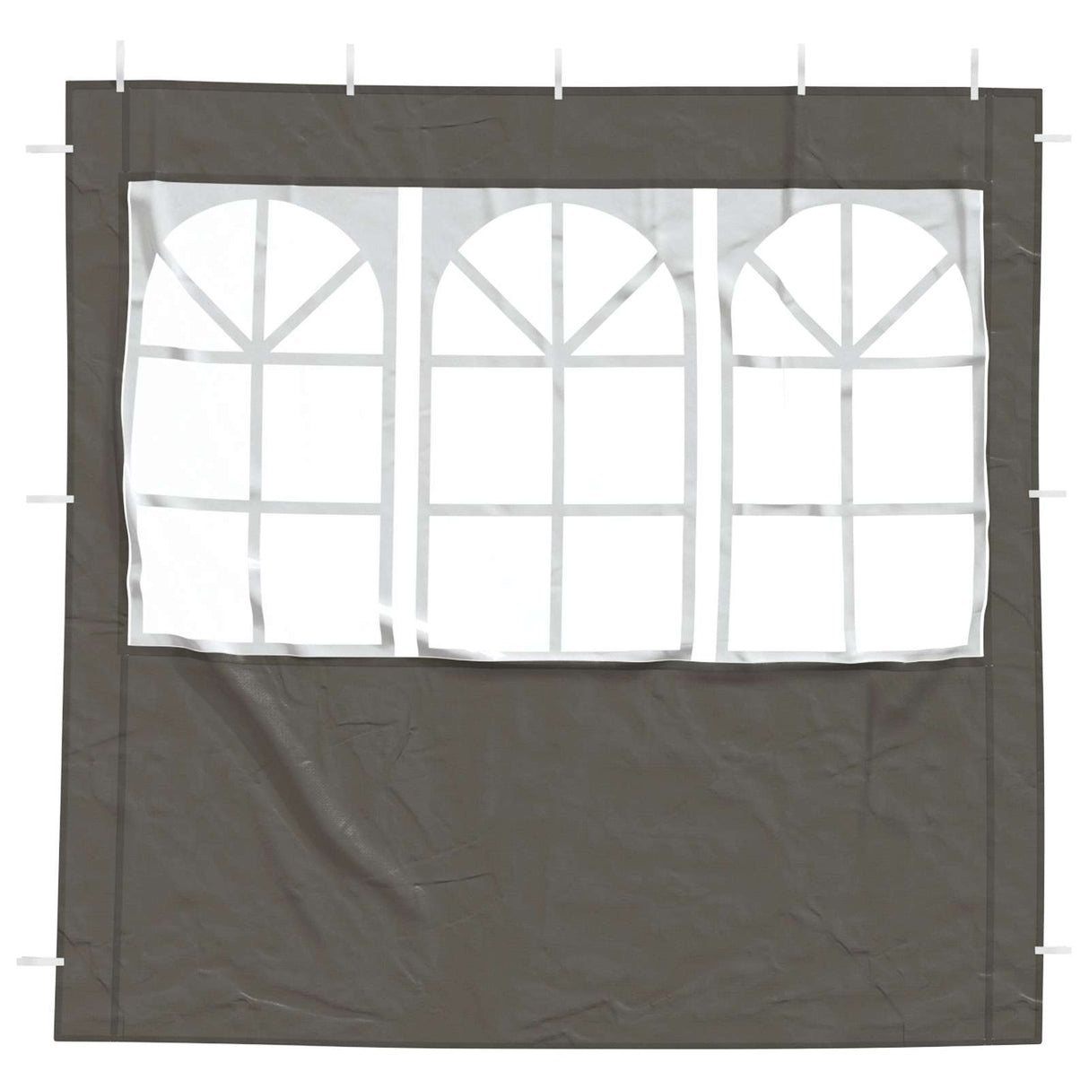Party Tent Sidewall 2 pcs 200 x 195 cm Anthracite PE and Steel