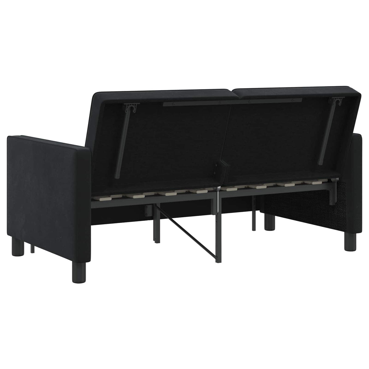 Sofa Bed Black Fabric